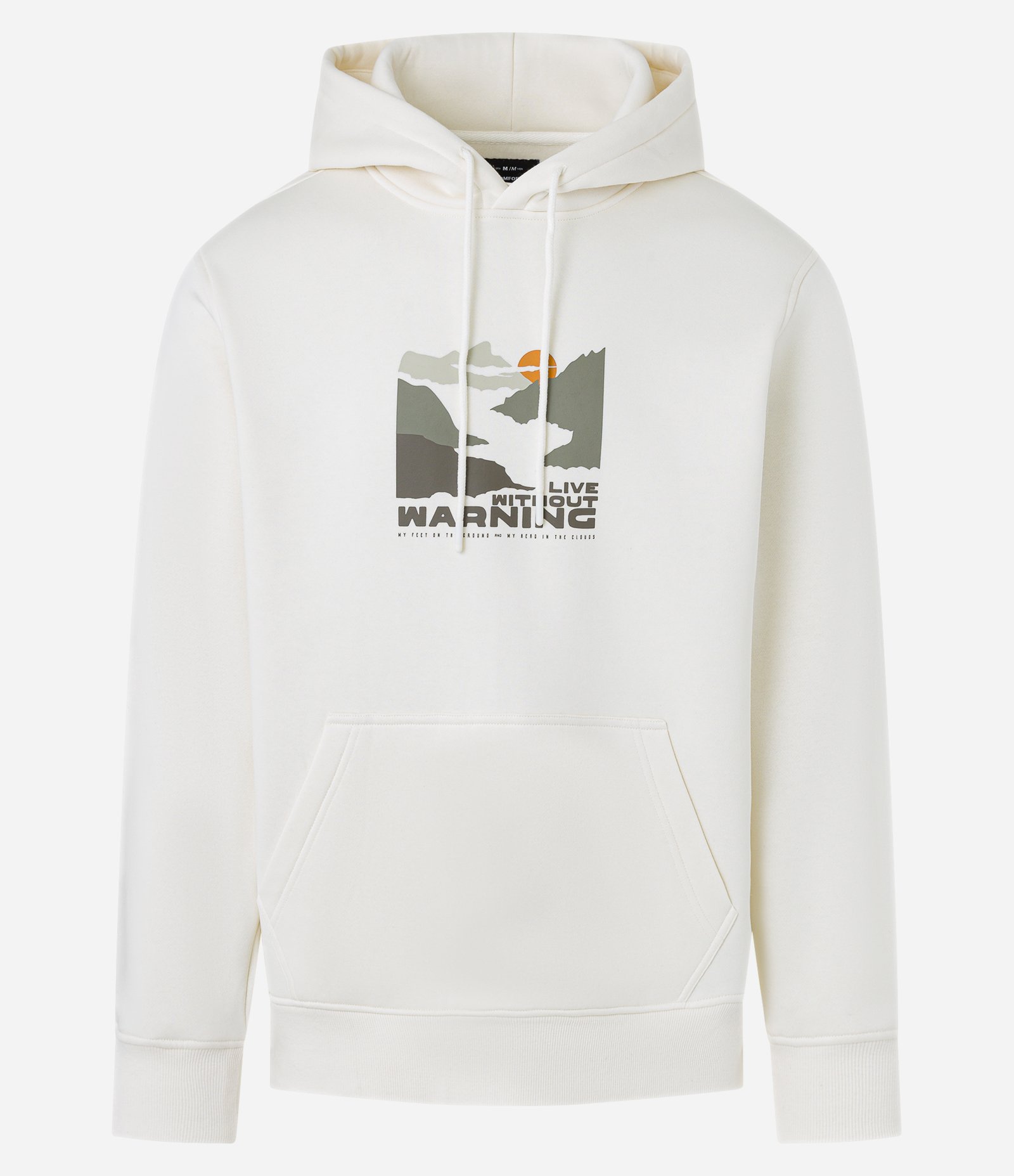 Blusão Comfort em Moletom com Estampa Lettering Branco 5