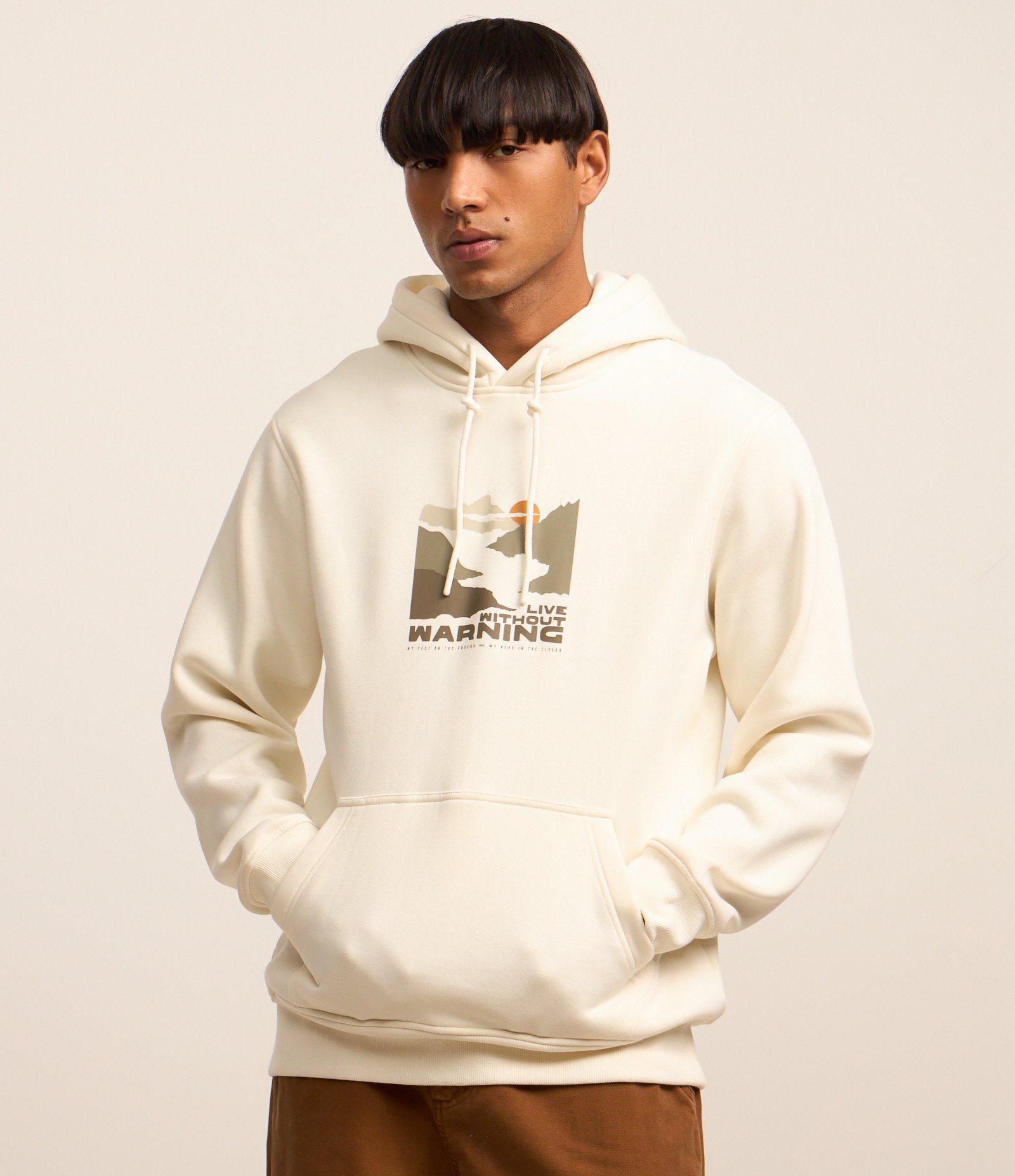 Blusão Comfort em Moletom com Estampa Lettering Branco 3