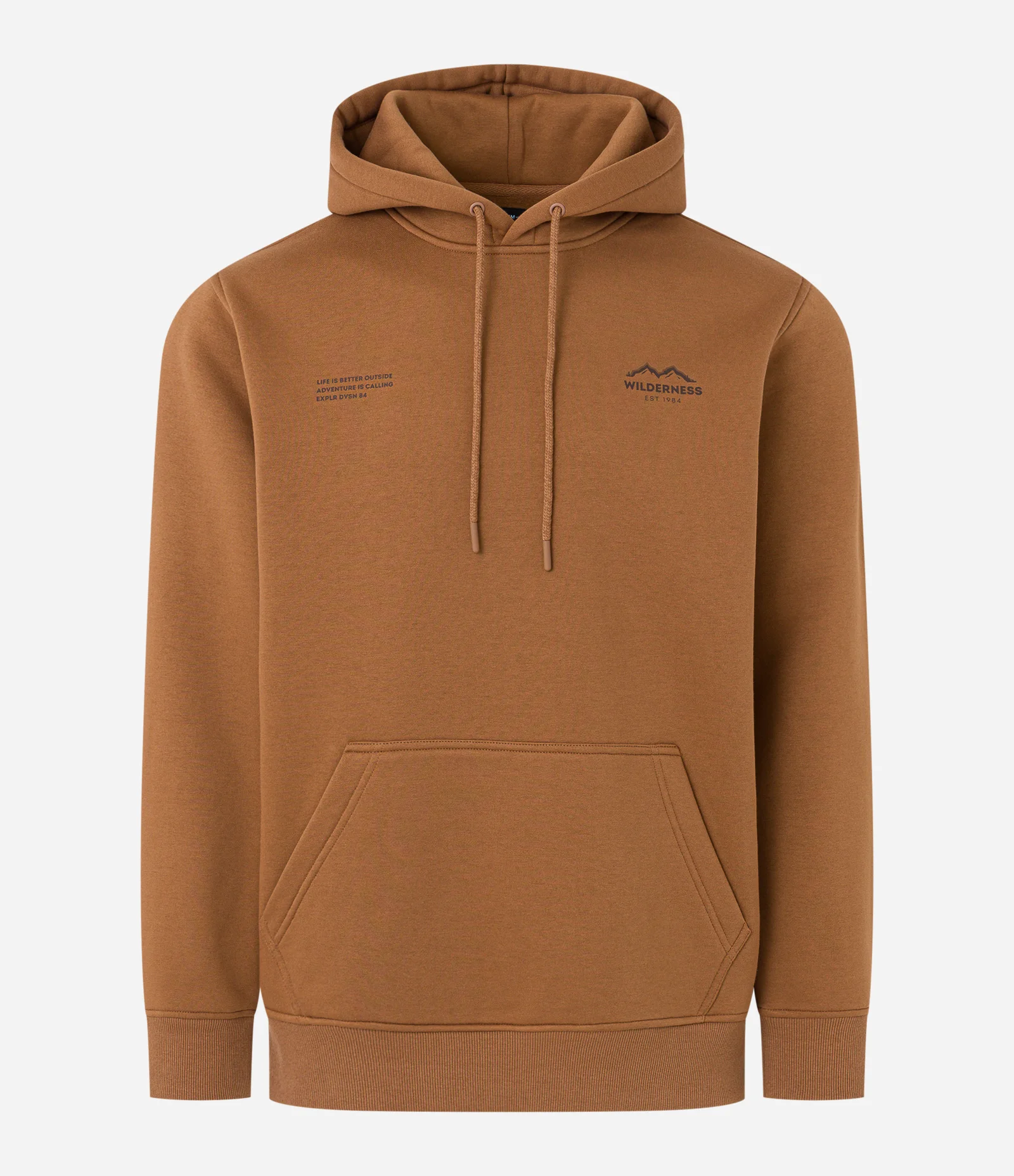 Blusão Comfort em Moletom com Estampa Lettering Marrom 5