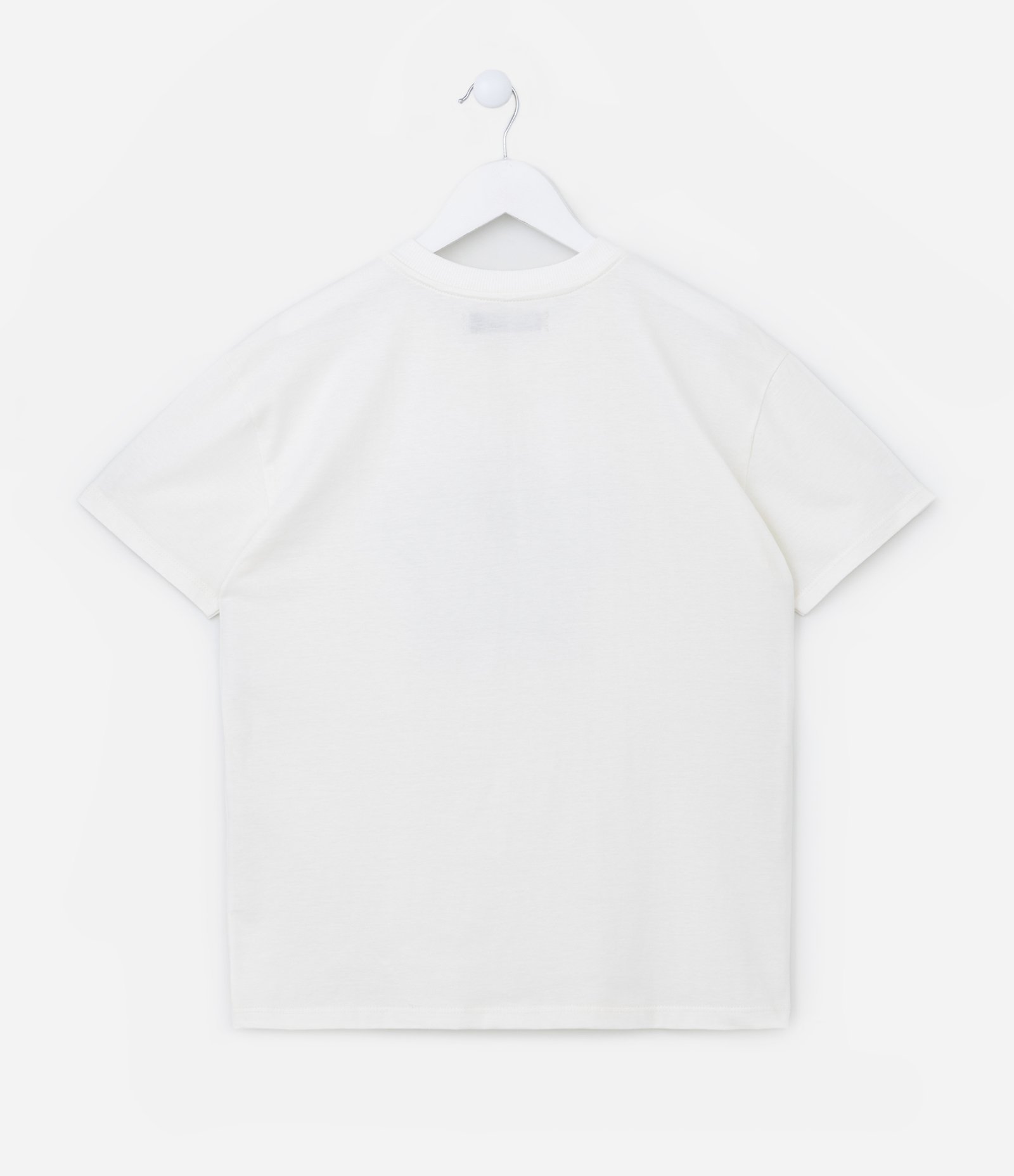 Blusa Infantil em Algodão com Bordado de Borboleta - Tam 7 a 14 Anos Branco Neve 2