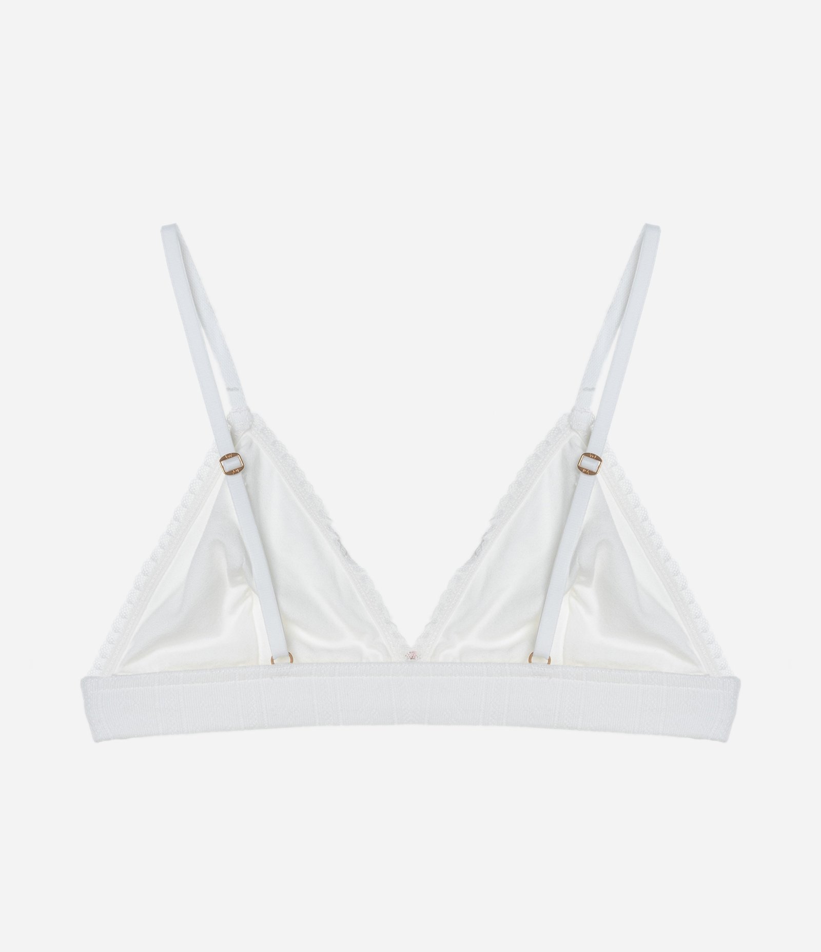 Sutiã Top em Algodão com Detalhe Frontal Branco 6