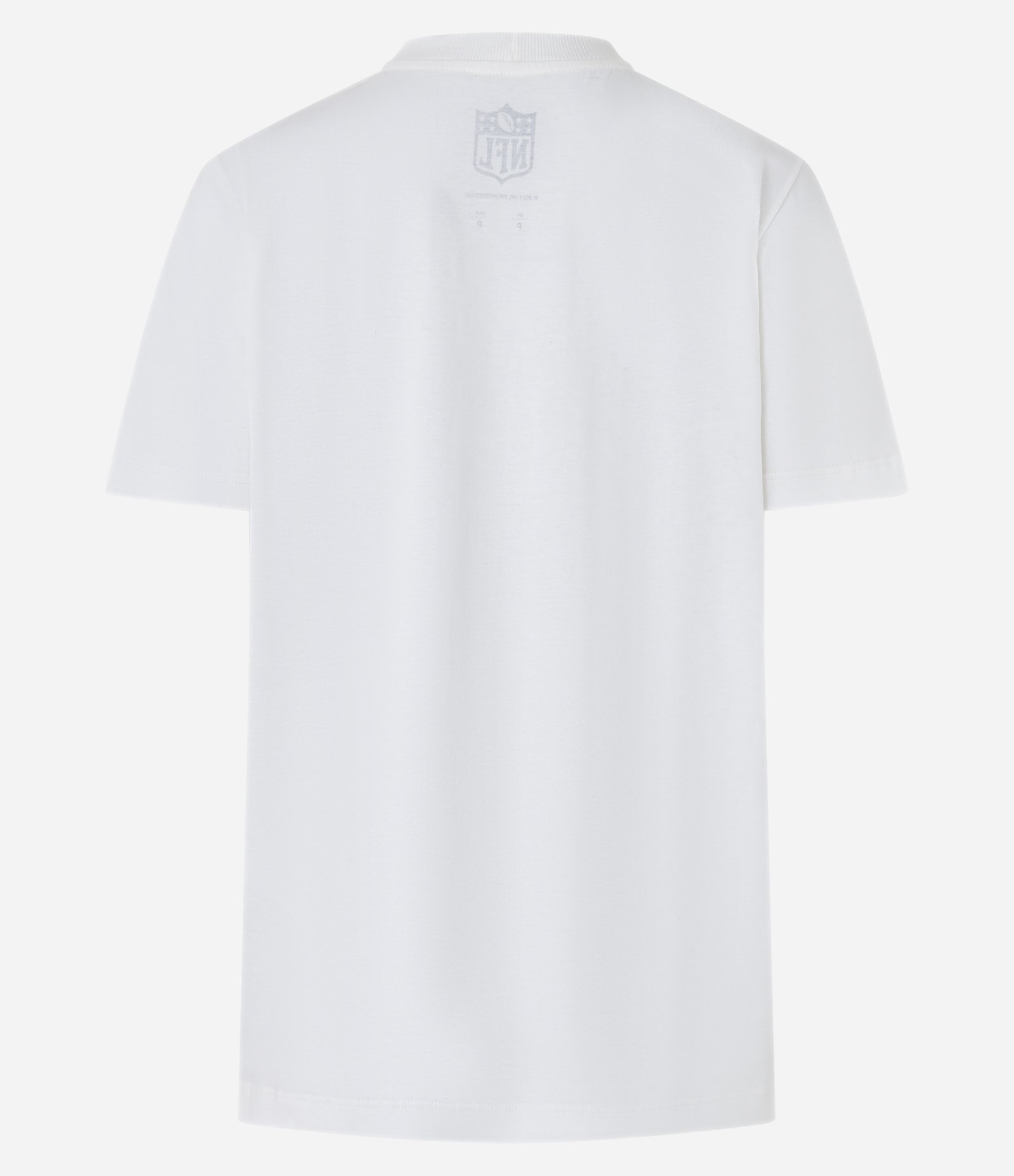 Camiseta Alongada em Algodão com Estampa NFL Philadelhpia Eagles Branco 5
