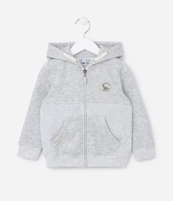 Jaqueta Infantil com Capuz e Bolsos - Tam 1 a 6 Anos