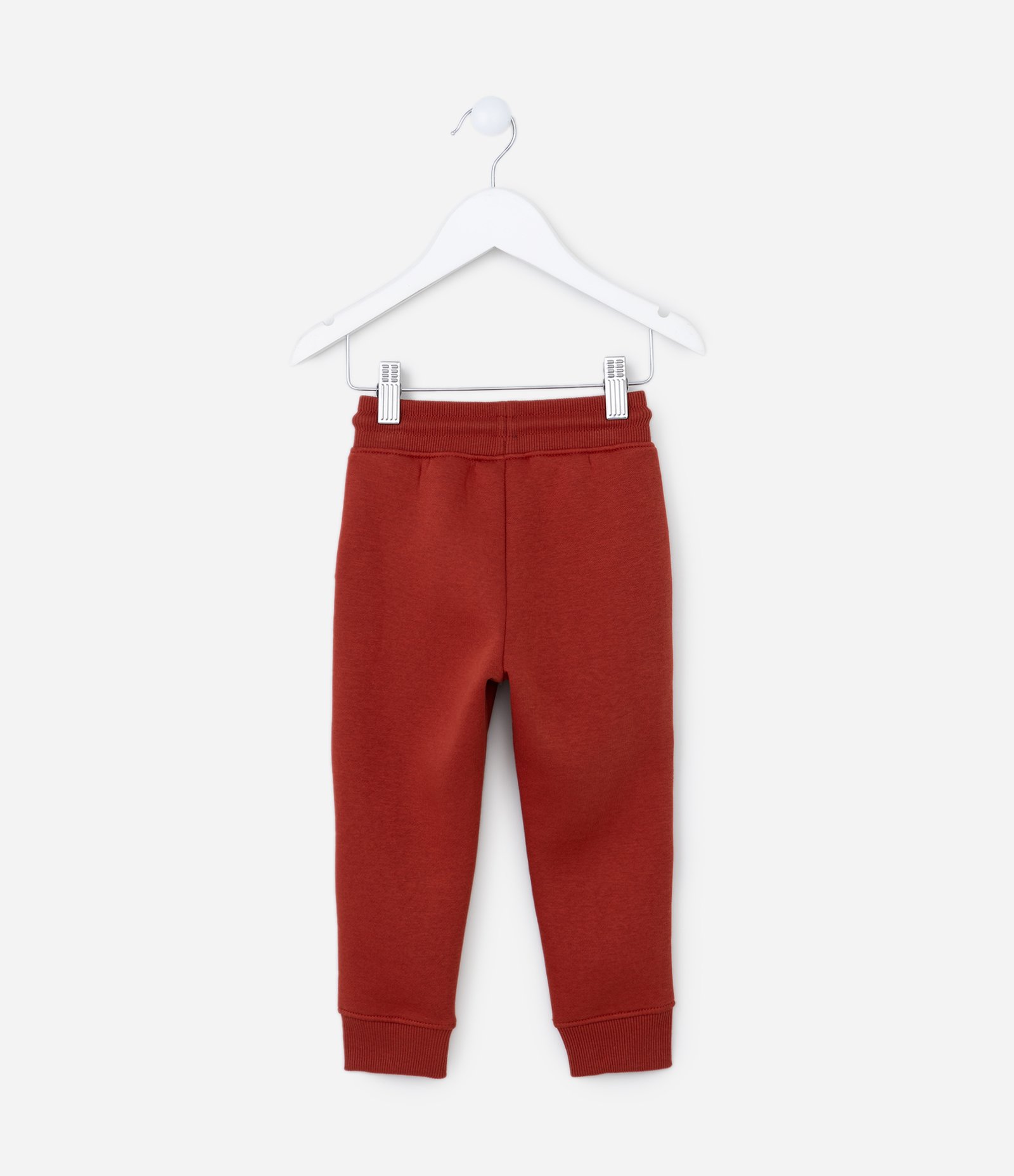 Calça Infantil com Recortes e Texturas - Tam 1 a 6 Anos Vermelho 2