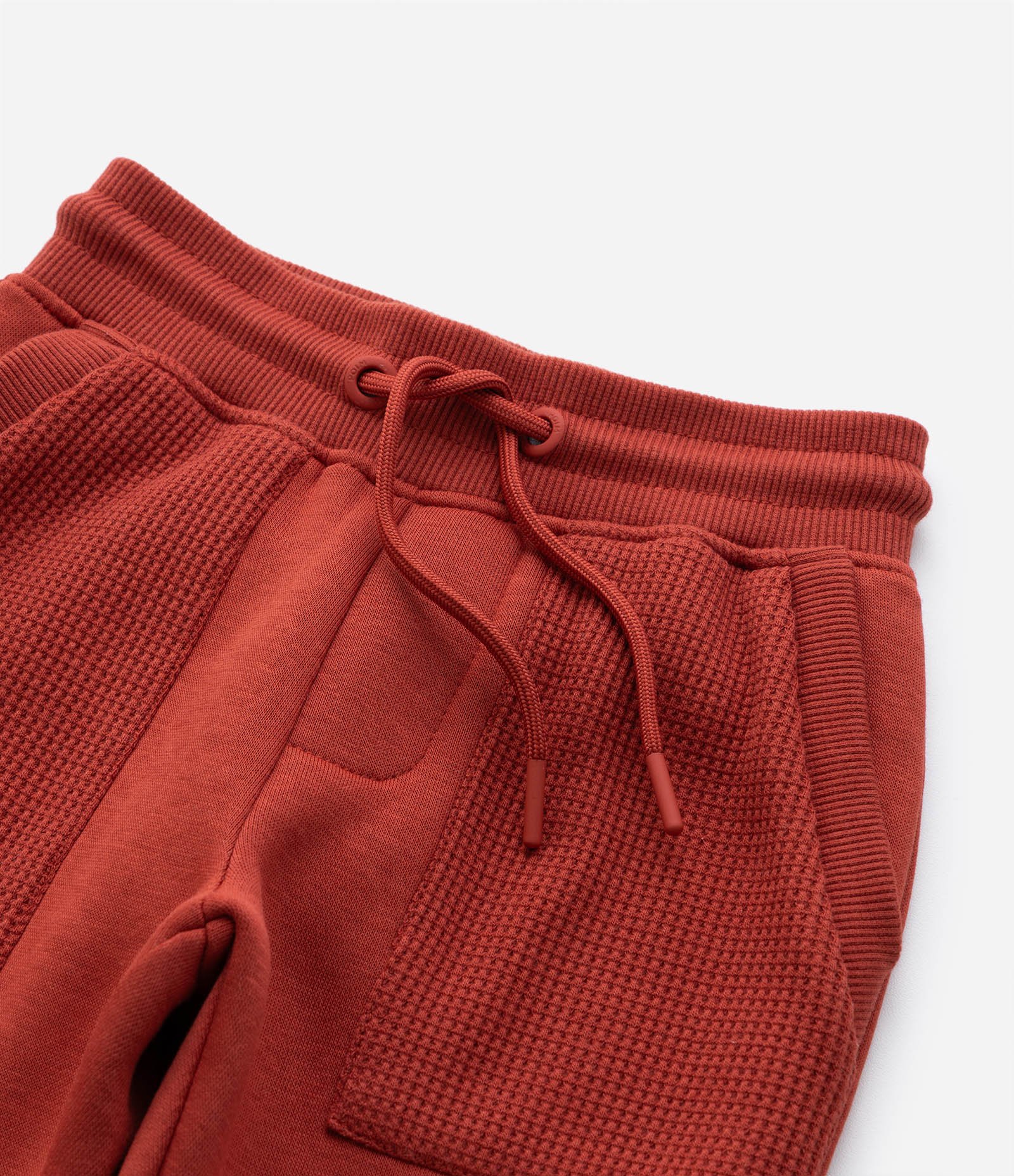 Calça Infantil com Recortes e Texturas - Tam 1 a 6 Anos Vermelho 6