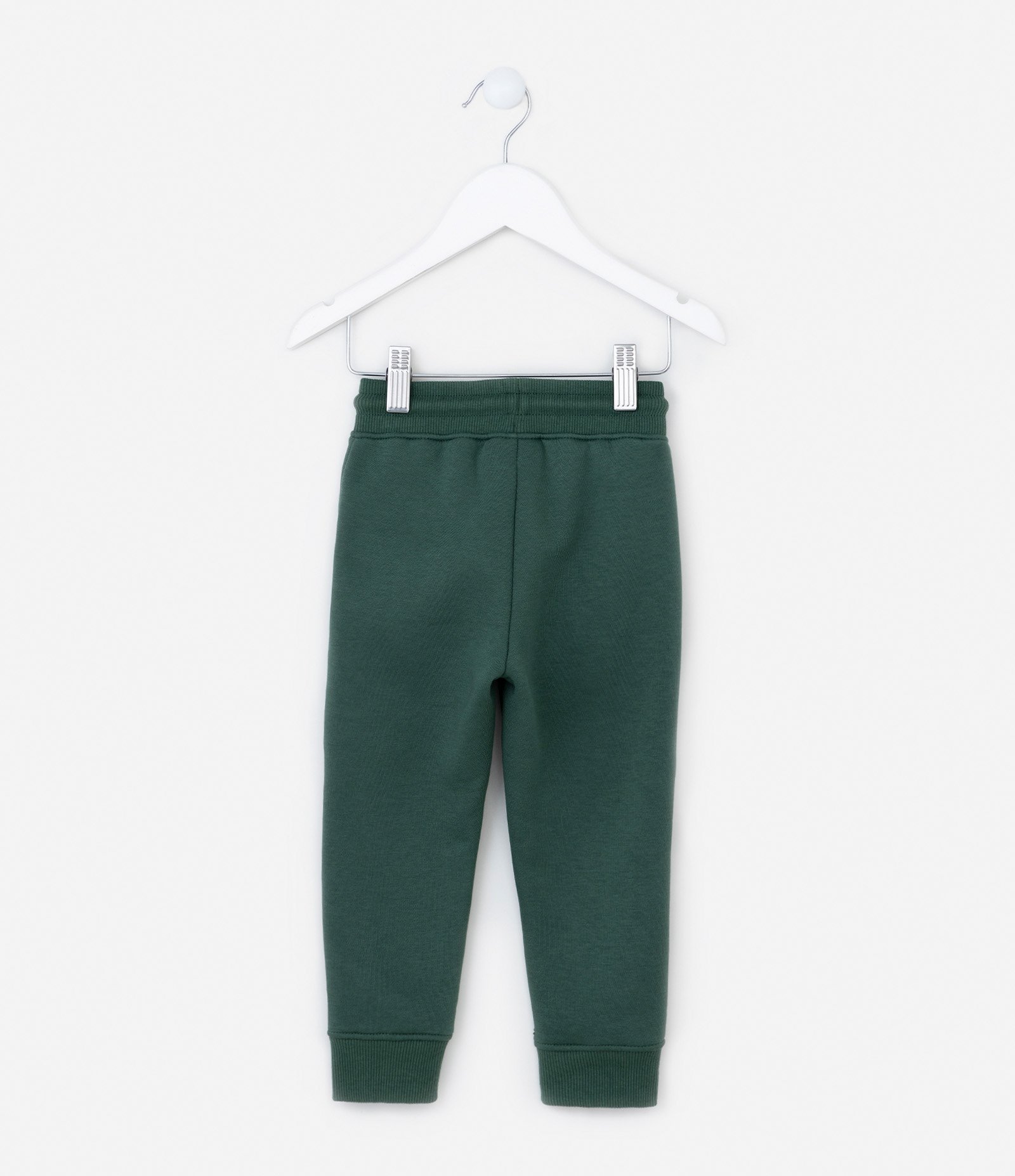 Calça Infantil com Recortes e Texturas - Tam 1 a 6 Anos Verde Escuro 2