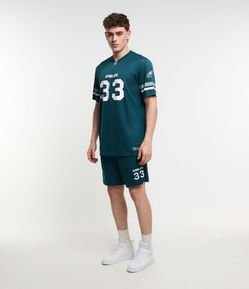 Bermuda Sportcore Tecnologia Dry com Estampa NFL Eagles 33
