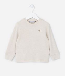 Blusão Infantil com Bordado Dino - Tam 1 a 6 Anos