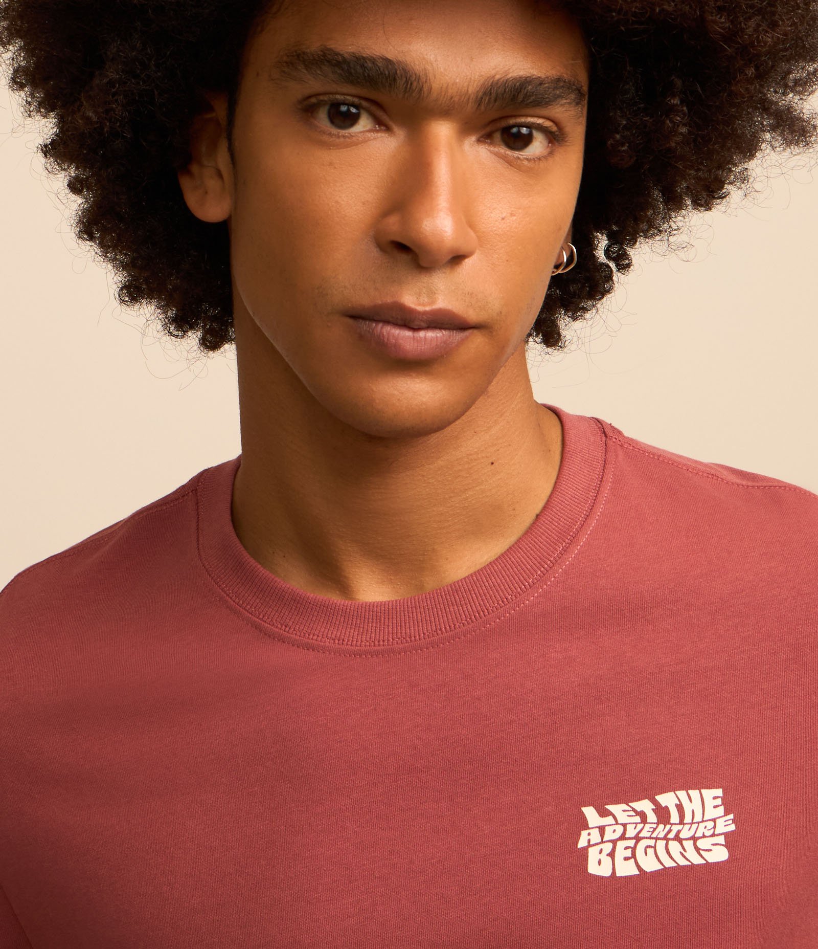 Camiseta Comfort em Algodão com Estampa Lettering Rosa 3