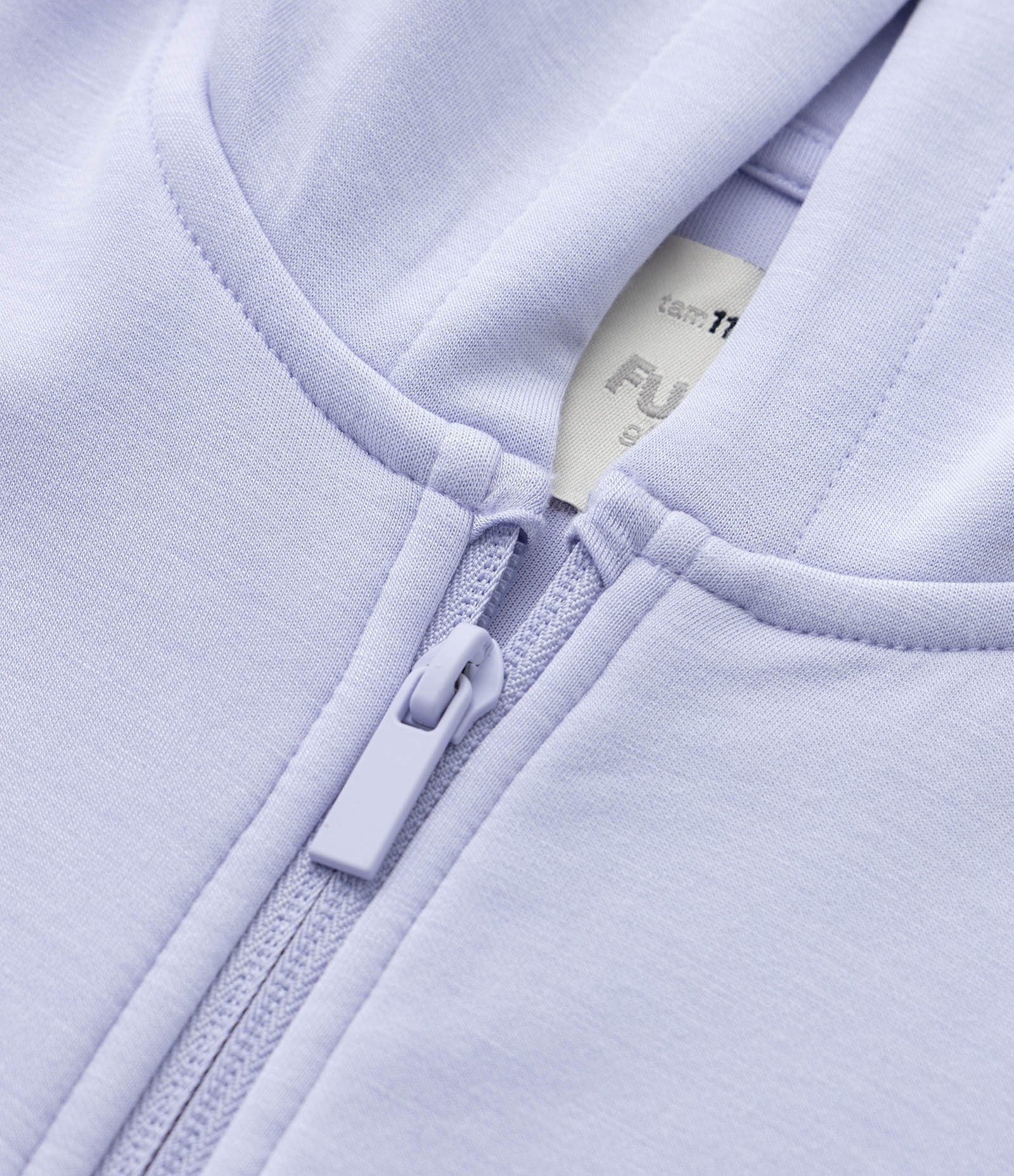 Jaqueta Infantil com Capuz e Viés Contrastantes - Tam 5 a 14 Anos Lilás 4