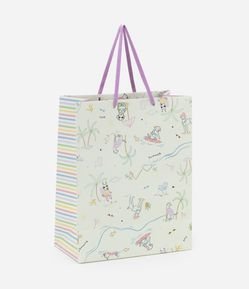 Sacola de Presente Média com Estampa de Cachorrinhos