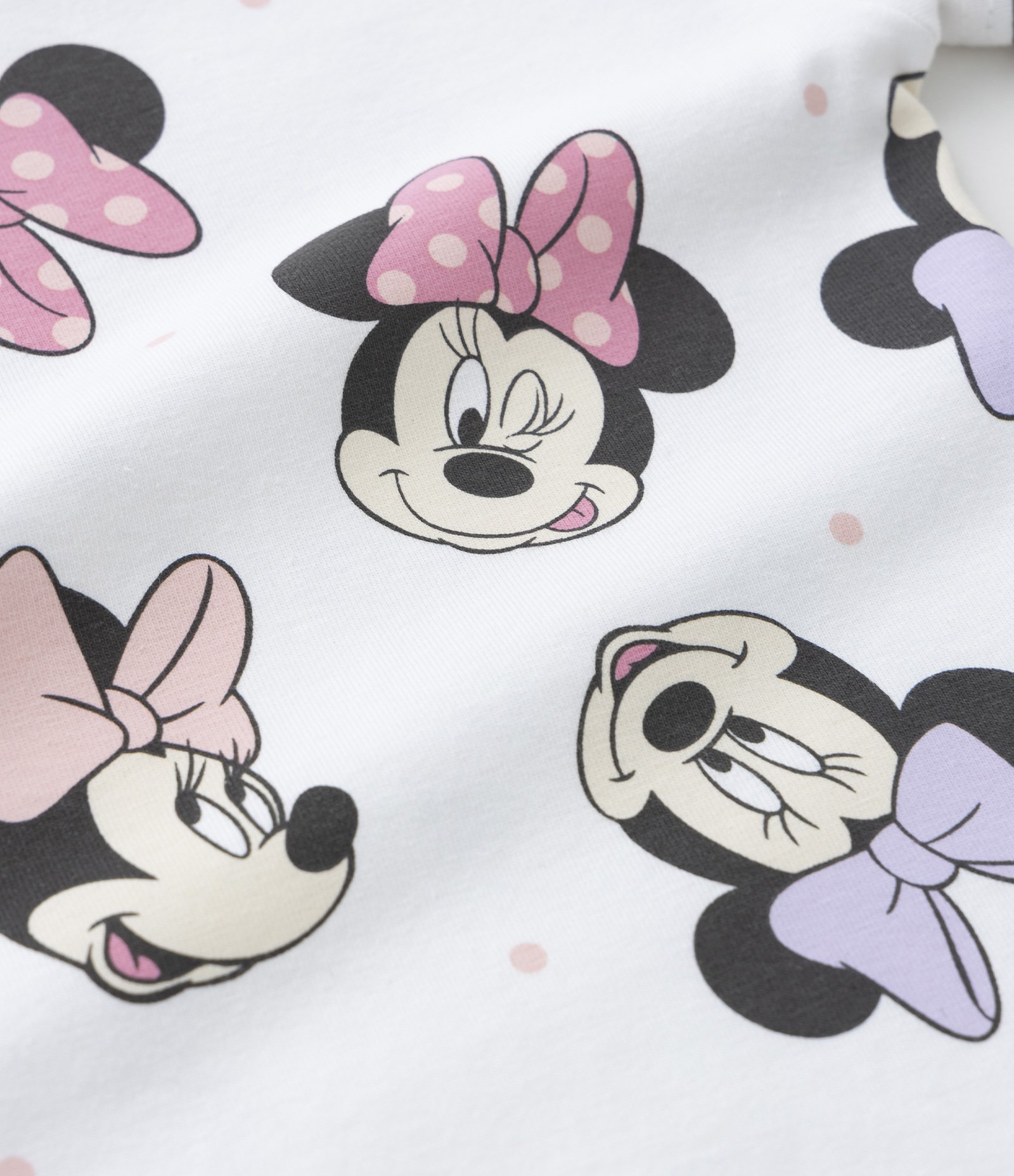 Body Infantil com Estampa Minnie- Tam 0 a 24 meses Branco 3