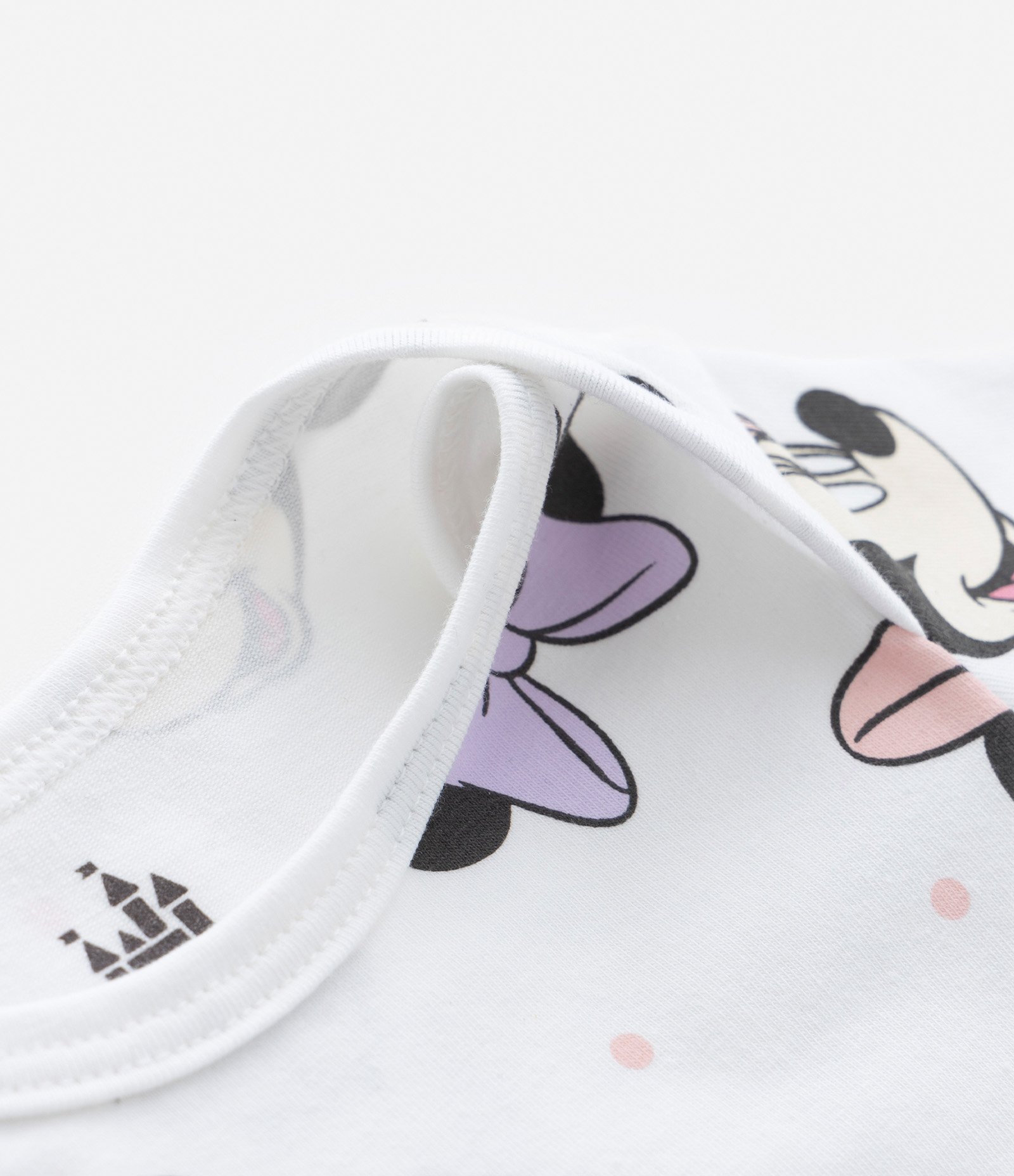 Body Infantil com Estampa Minnie- Tam 0 a 24 meses Branco 4