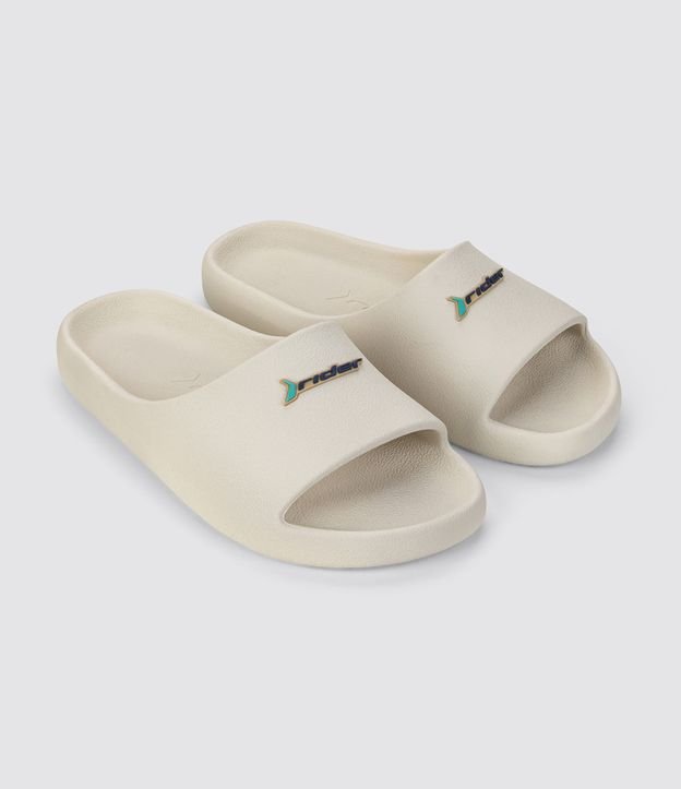 Chinelo Slide Drip Texturizado e com Etiqueta Rider