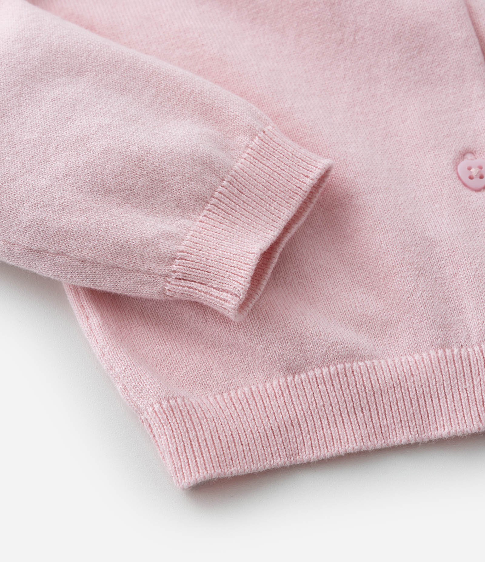 Suéter Infantil em Tricô com Babadinhos - Tam 1 a 5 Anos Rosa 3