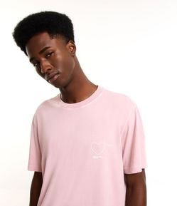 Camiseta em Algodão com Estampa Todos Unidos pelo RS