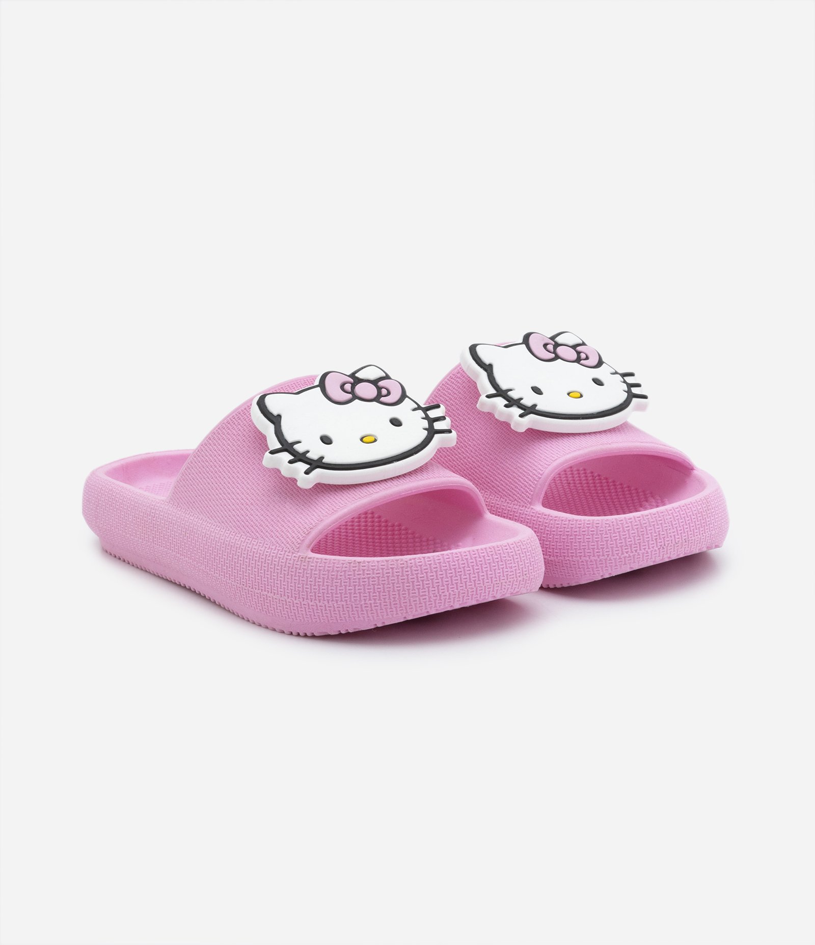 Chinelo Slide Infantil com Patch da Hello Kitty - Tam 27 ao 34 Rosa 1