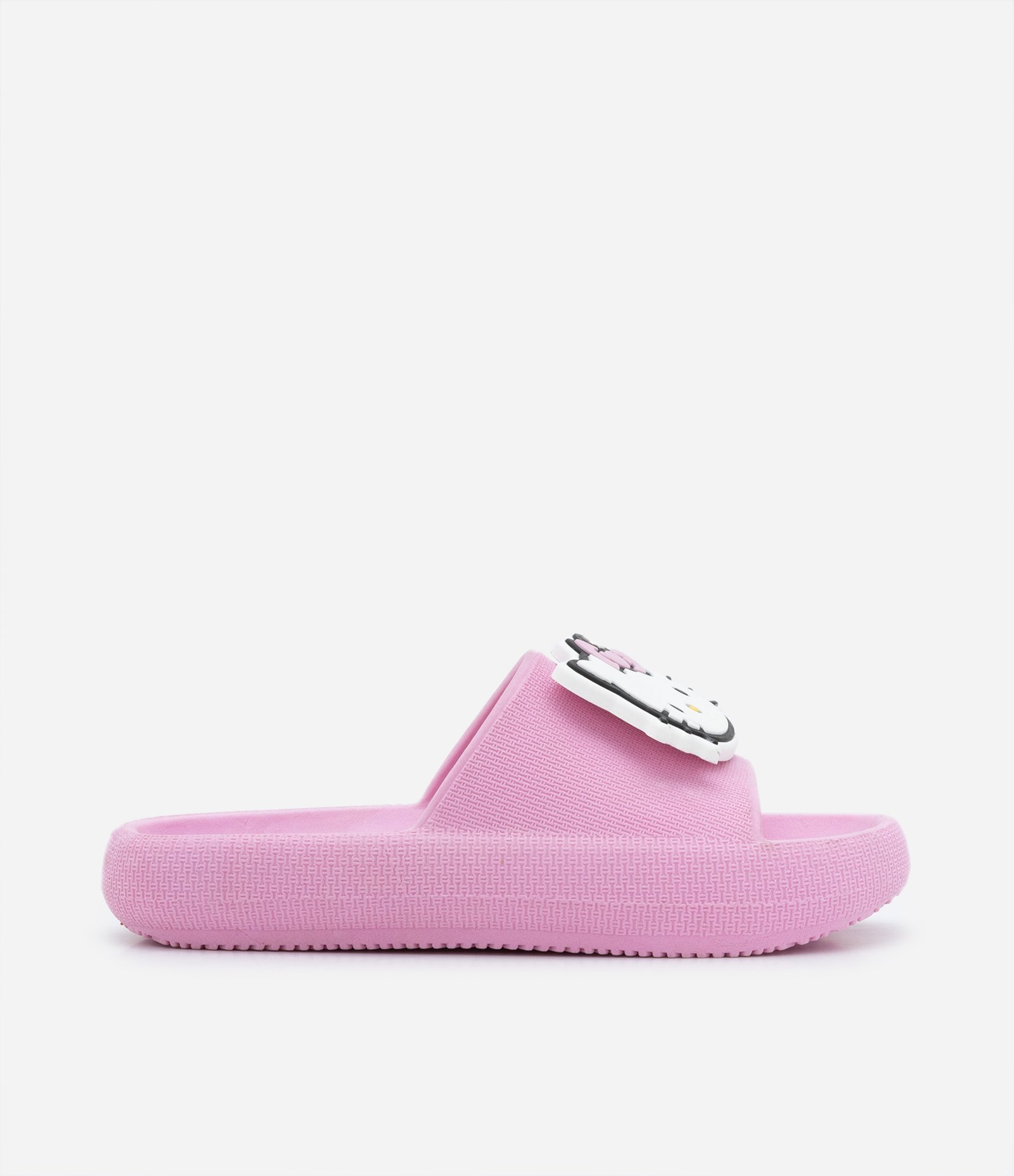 Chinelo Slide Infantil com Patch da Hello Kitty - Tam 27 ao 34 Rosa 4