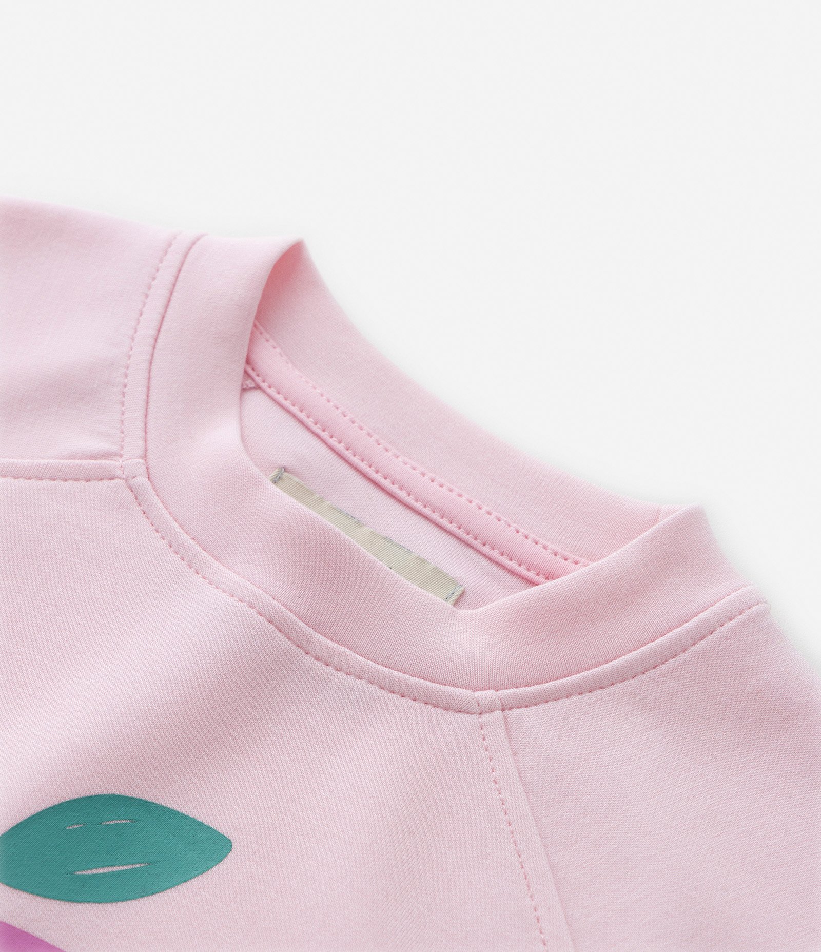 Blusão Infantil em Modal com Estampa Love Apple - Tam 1 a 5 Anos Rosa 4