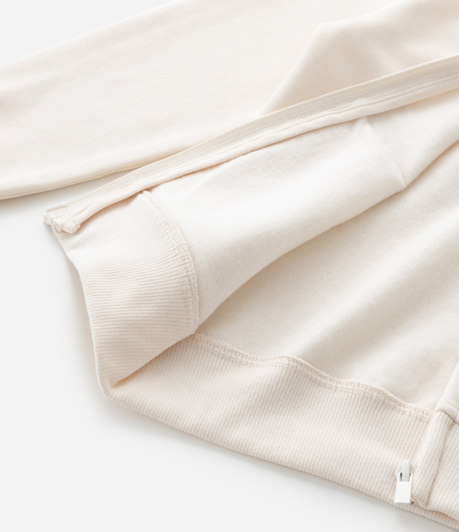 Jaqueta Infantil em Moletom Quentinho com Capuz - Tam 5 a 14 Anos Bege 4