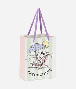 Embalagem de Presente com Estampa do Snoopy