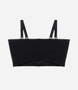 Sutiã Sem Bojo Rendado com Alça Removível Curve e Plus Size