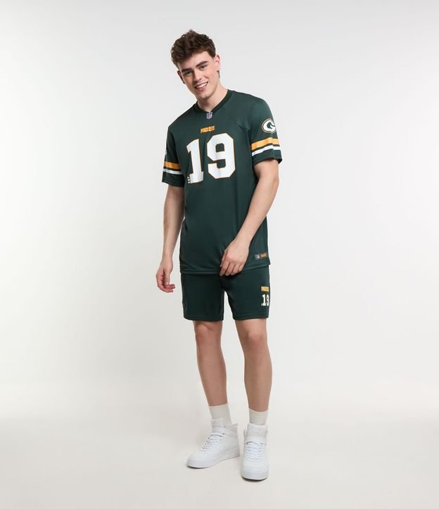 Bermuda Esportiva Dry Fit com Estampa NFL Packers