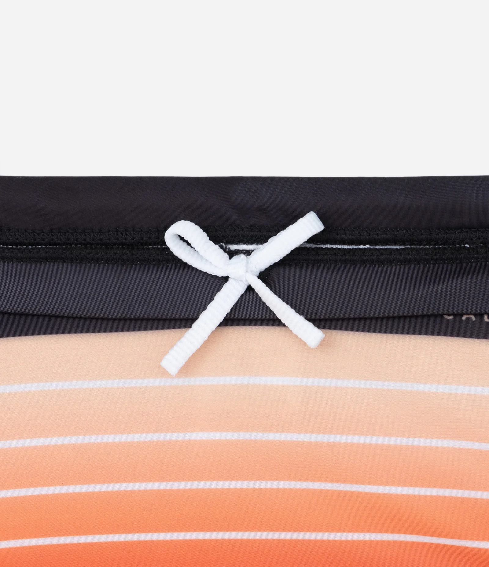 Sunga Boxer Infantil com Estampa de Listras - Tam 5 a 14 Anos Preto/Laranja/Azul 2