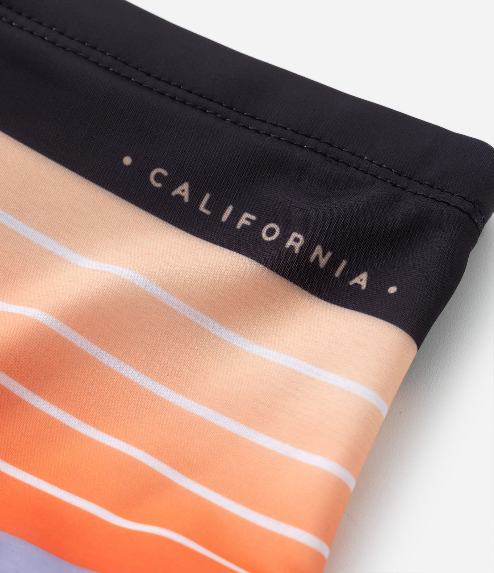 Sunga Boxer Infantil com Estampa de Listras - Tam 5 a 14 Anos Preto/Laranja/Azul 3