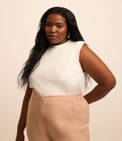 Blusa Muscle Tee em Algodão Curve & Plus Size