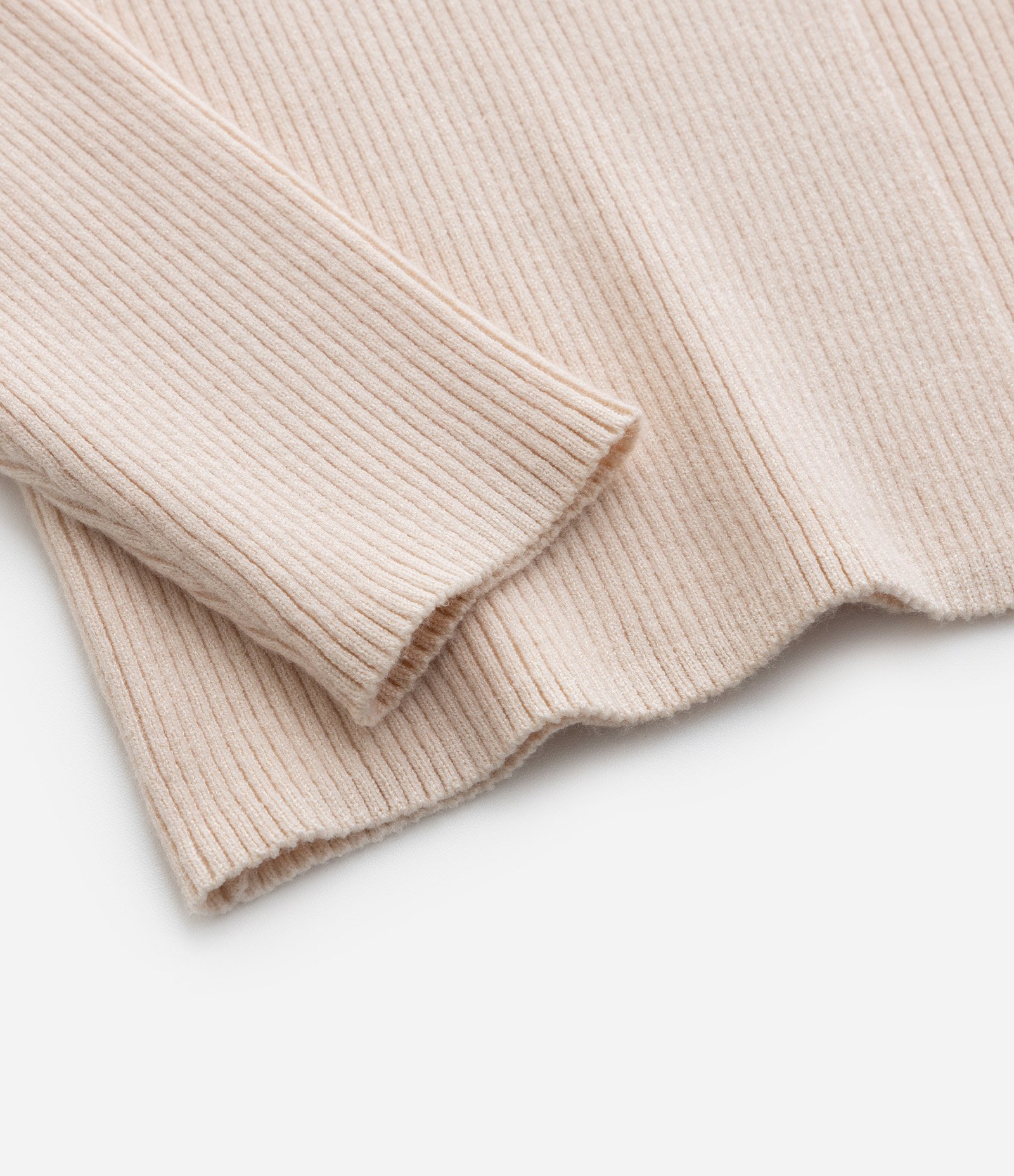 Cardigan Infantil Canelado em Viscose - Tam 5 a 14 anos Bege 5