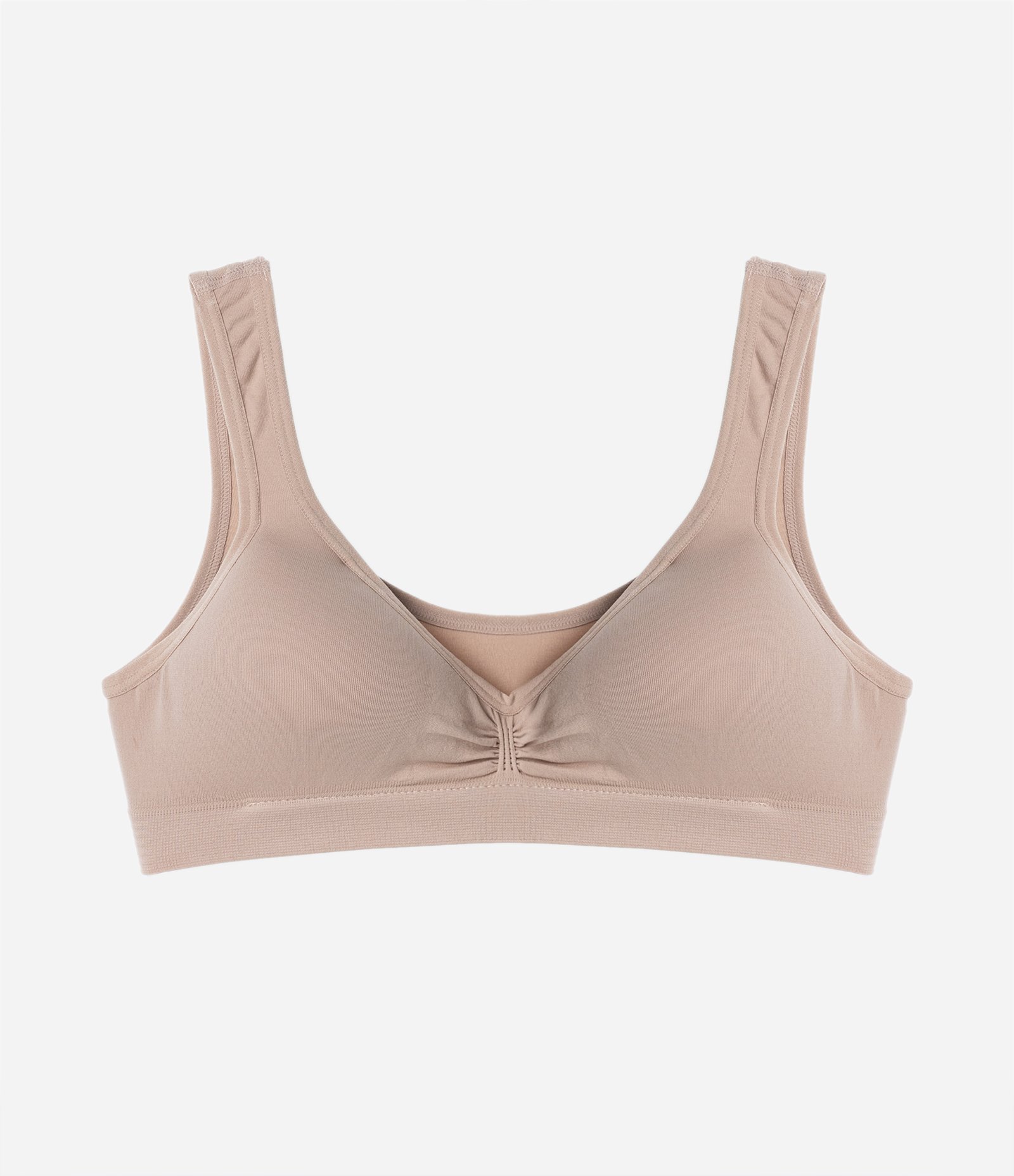 Sutiã em Microfibra com Bojo e sem Costura Trifil Bege 4