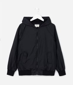 Jaqueta Quebra Vento Infantil com Capuz - Tam 5 a 14 Anos