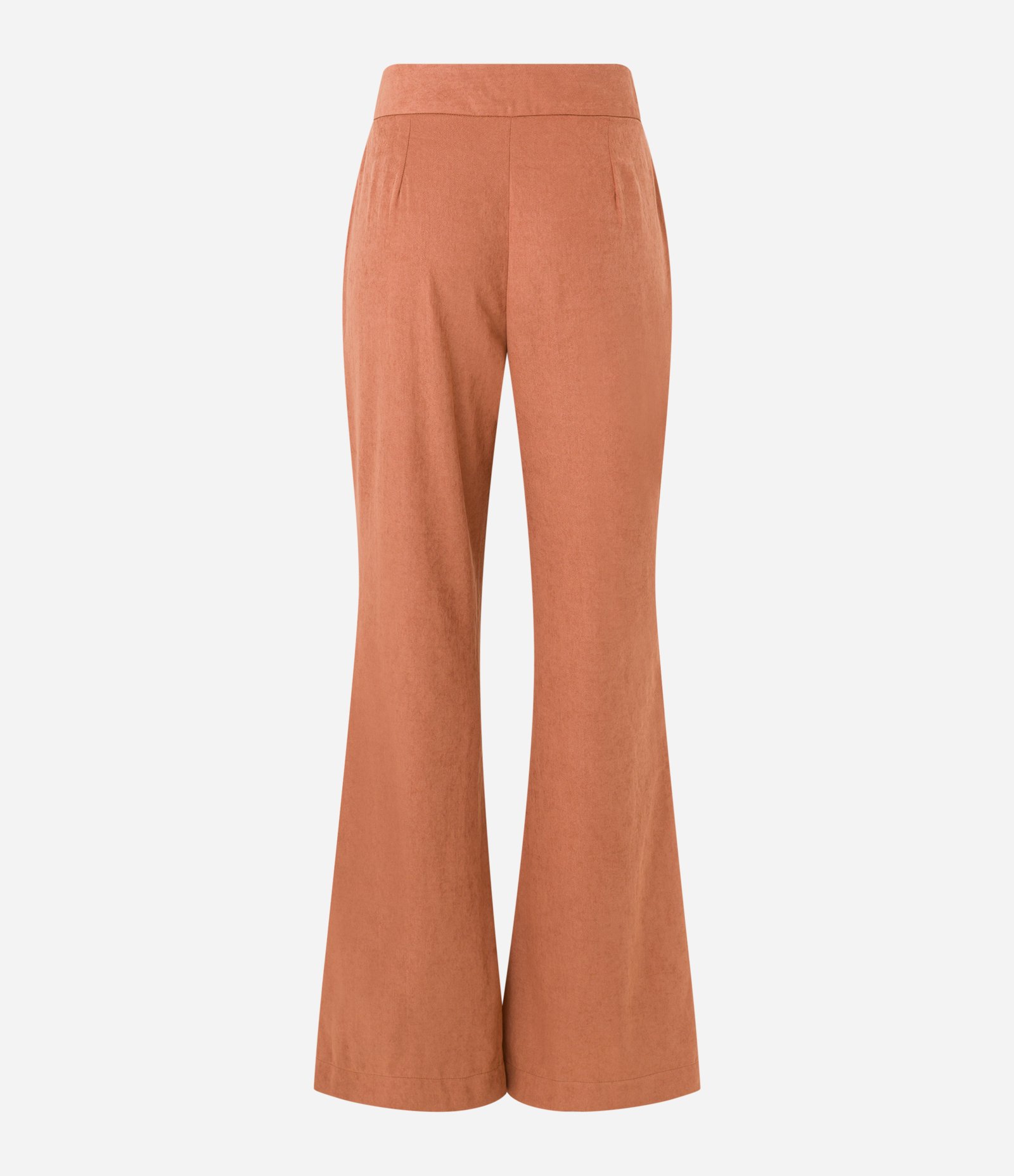 Calça Flare em Alfaiataria com Barra Larga Marrom 7