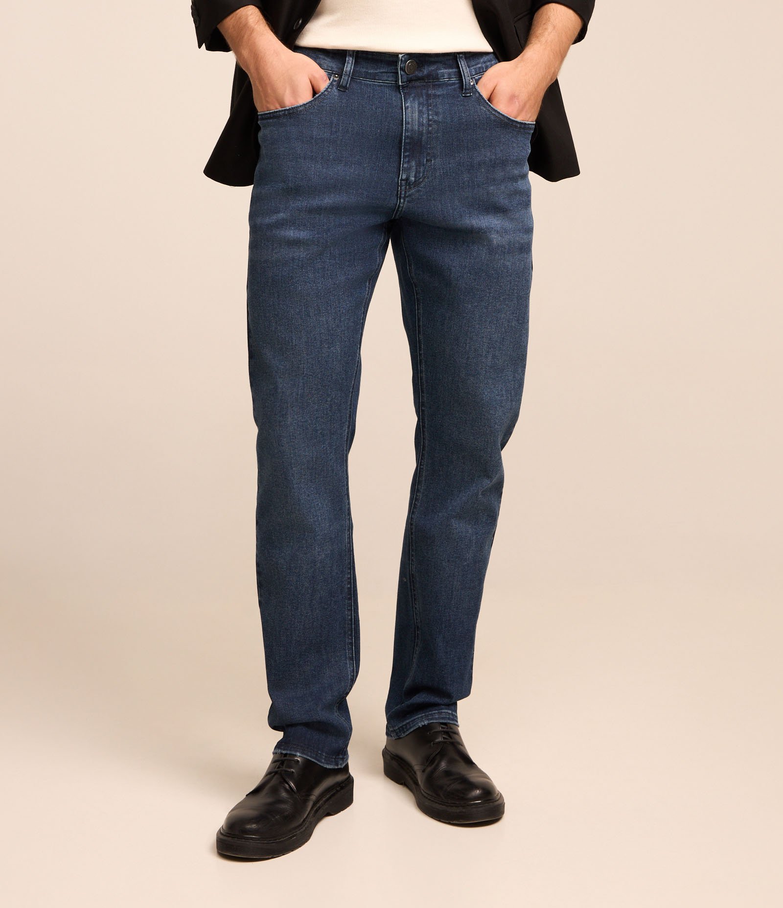 Calça Slim Jeans Tecnológica Azul 1