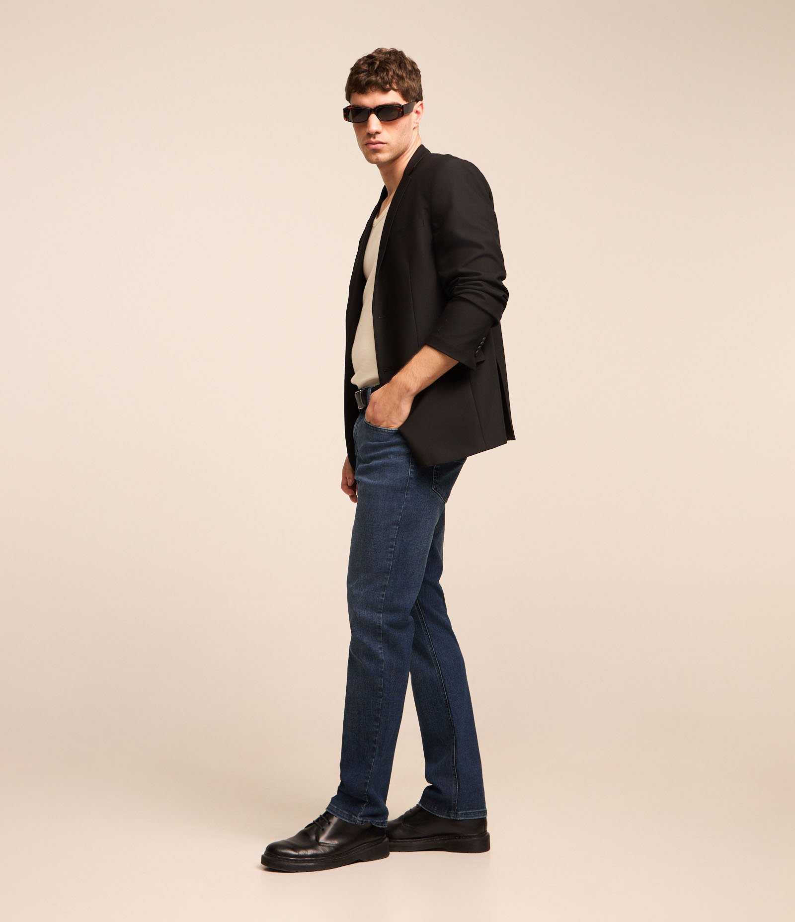 Calça Slim Jeans Tecnológica Azul 2