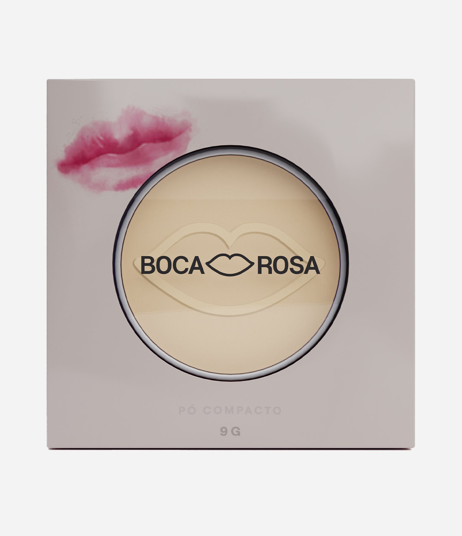 Pó Compacto Boca Rosa BR01 3