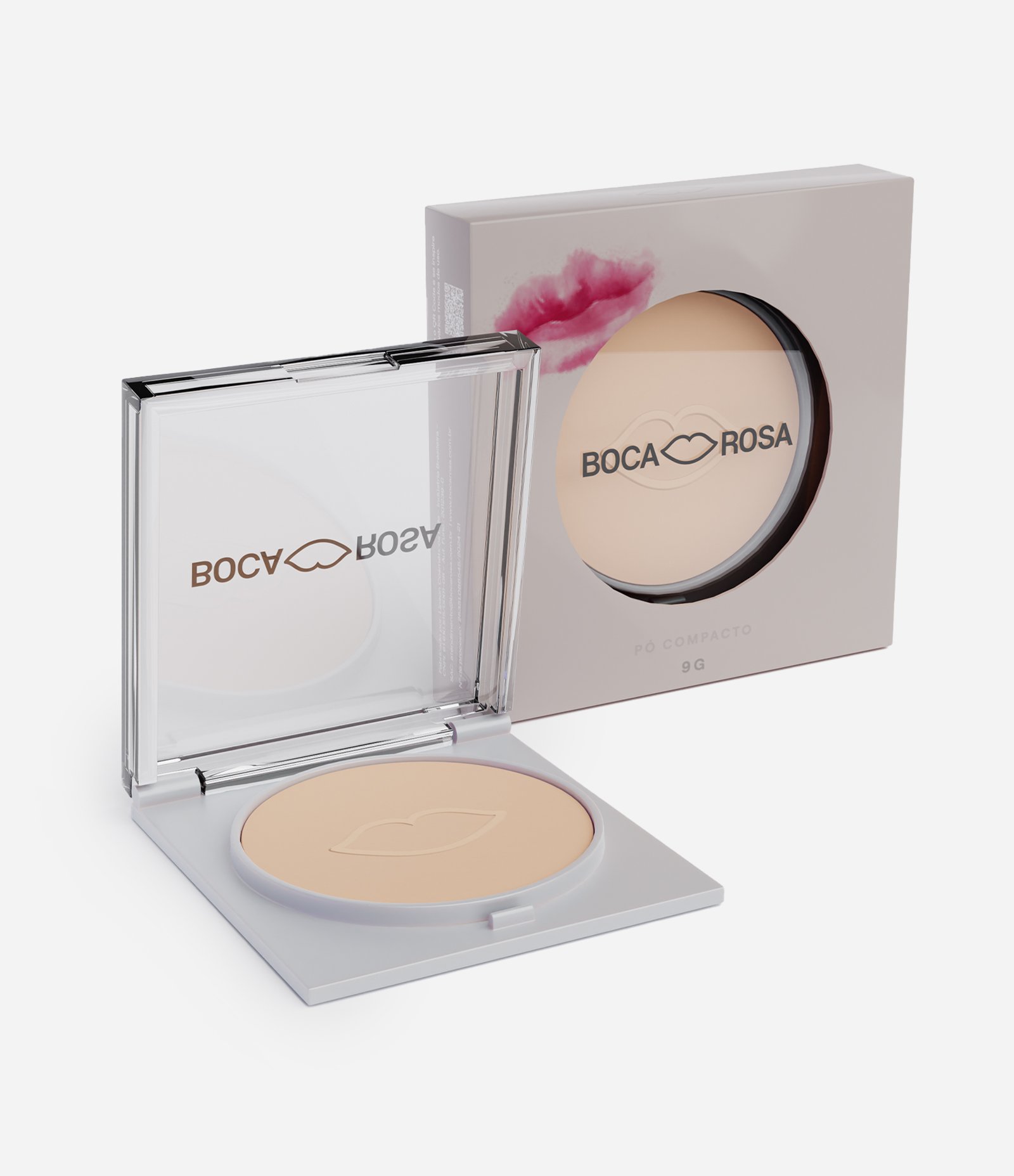Pó Compacto Boca Rosa 1