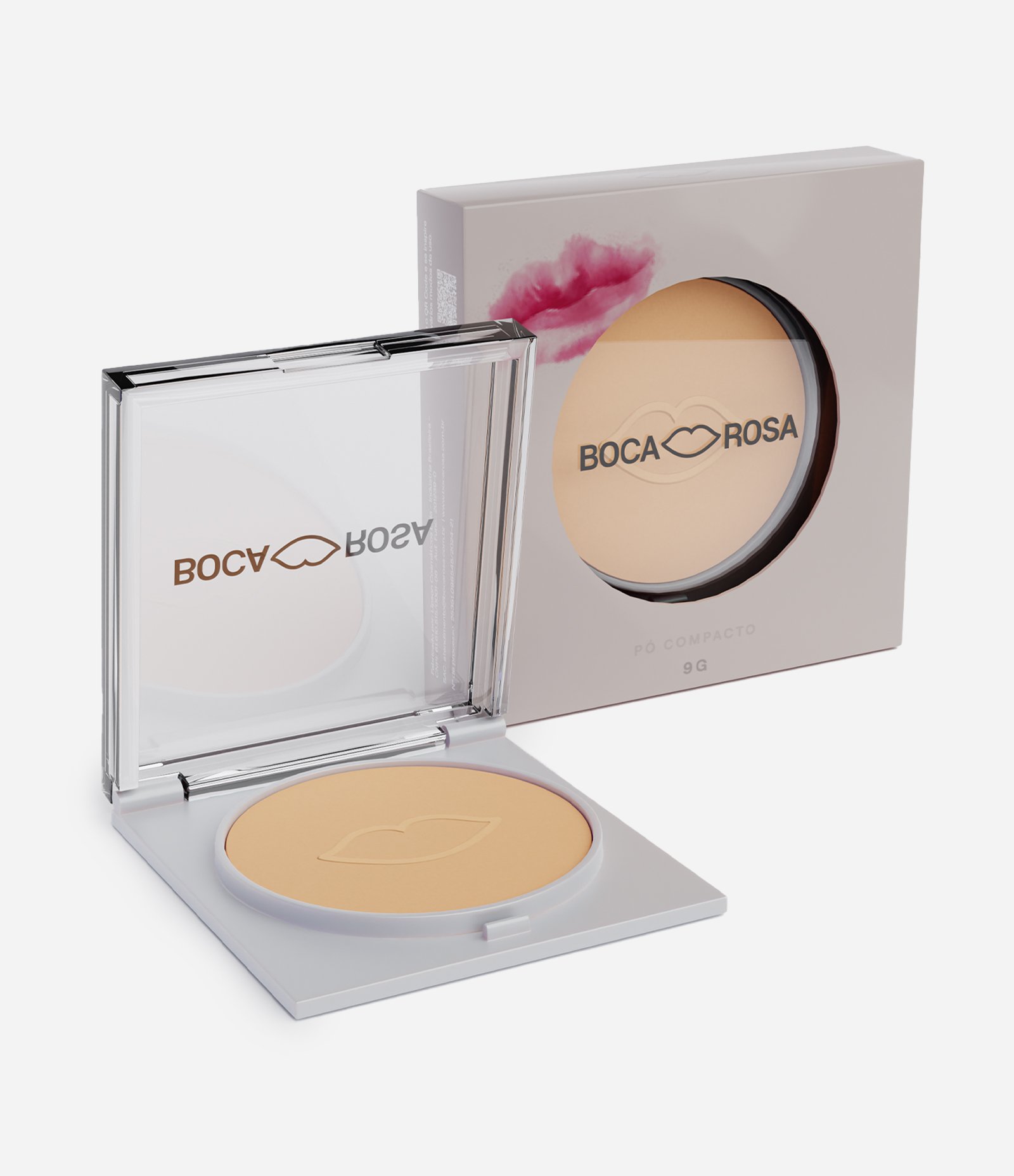 Pó Compacto Boca Rosa 1