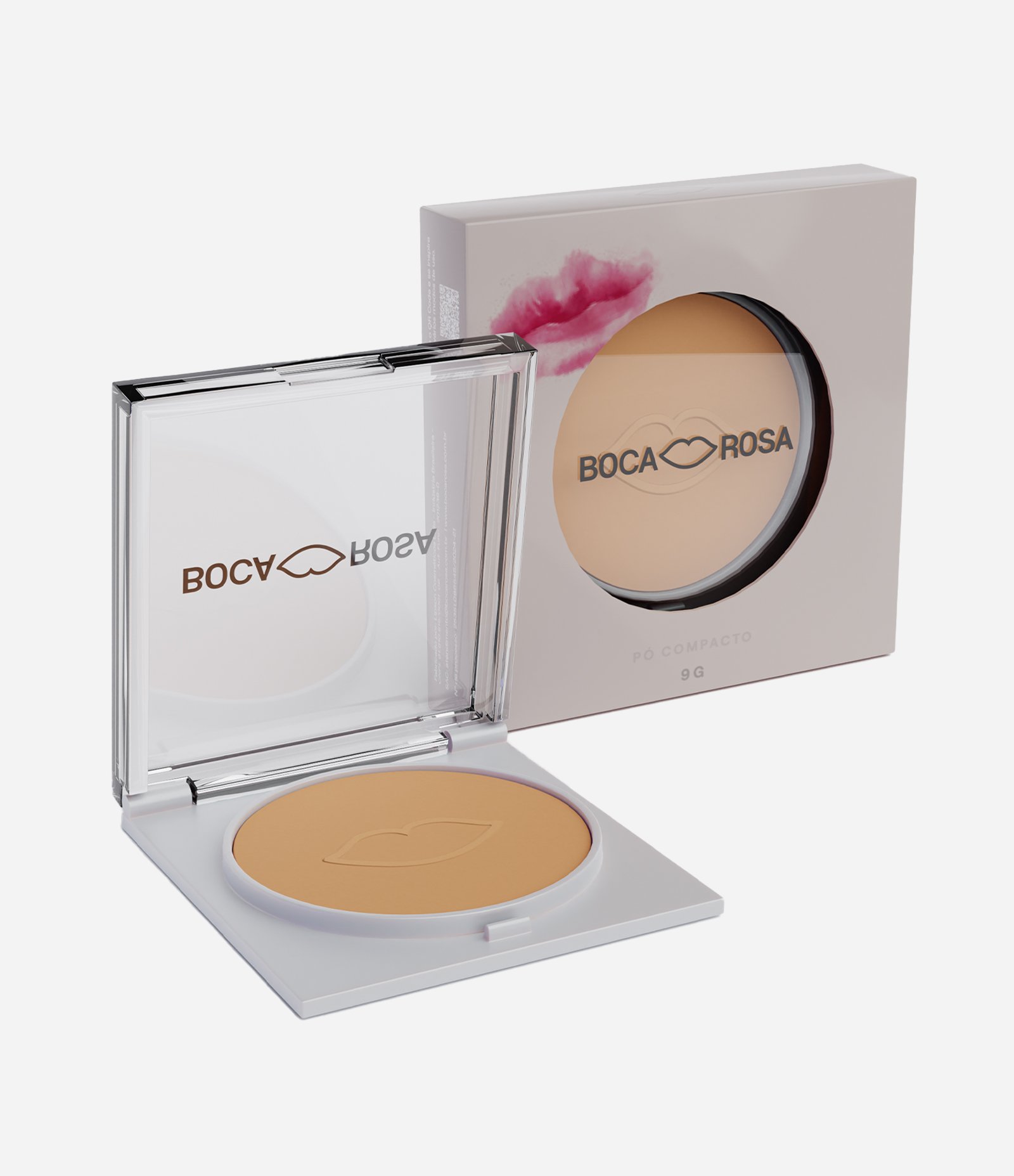 Pó Compacto Boca Rosa 1