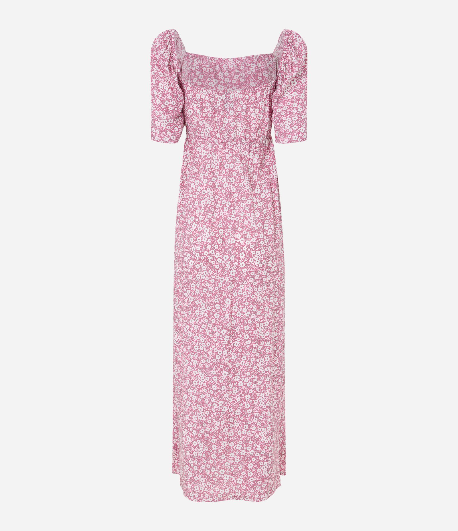 Vestido New Midi em Viscose Floral Liberty Rosa 8