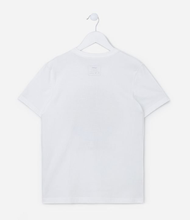 Camiseta Infantil em Algodão Estampa Capivara - Tam 5 a 14 anos
