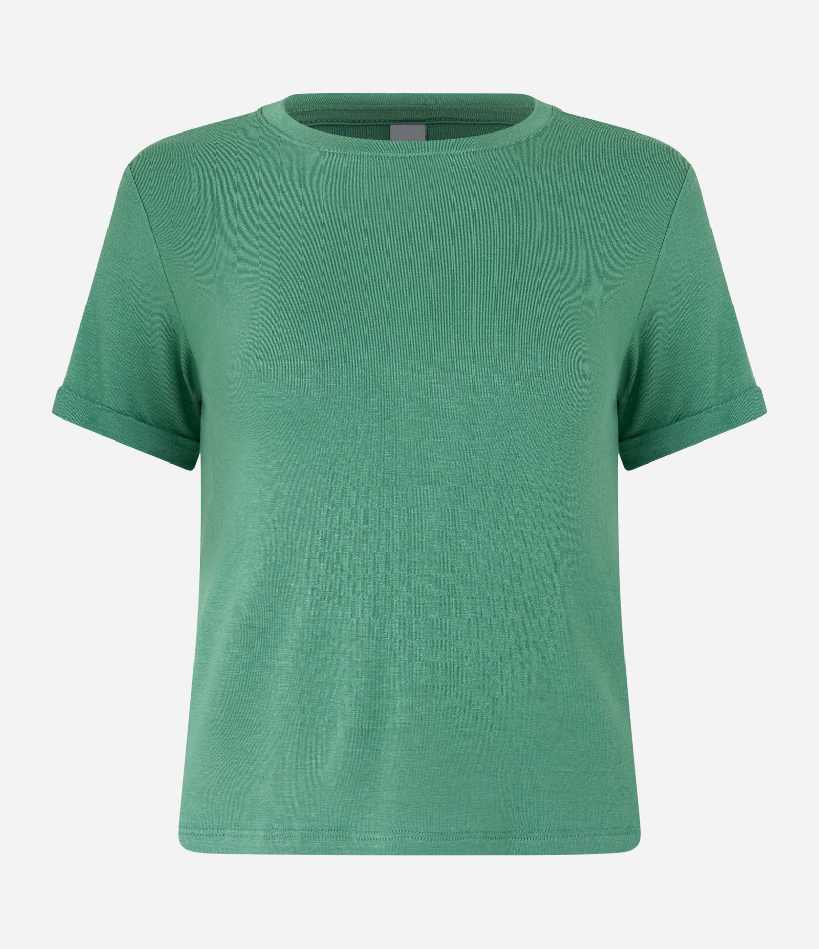 Blusa Básica em Viscose com Manga Dobrada 3