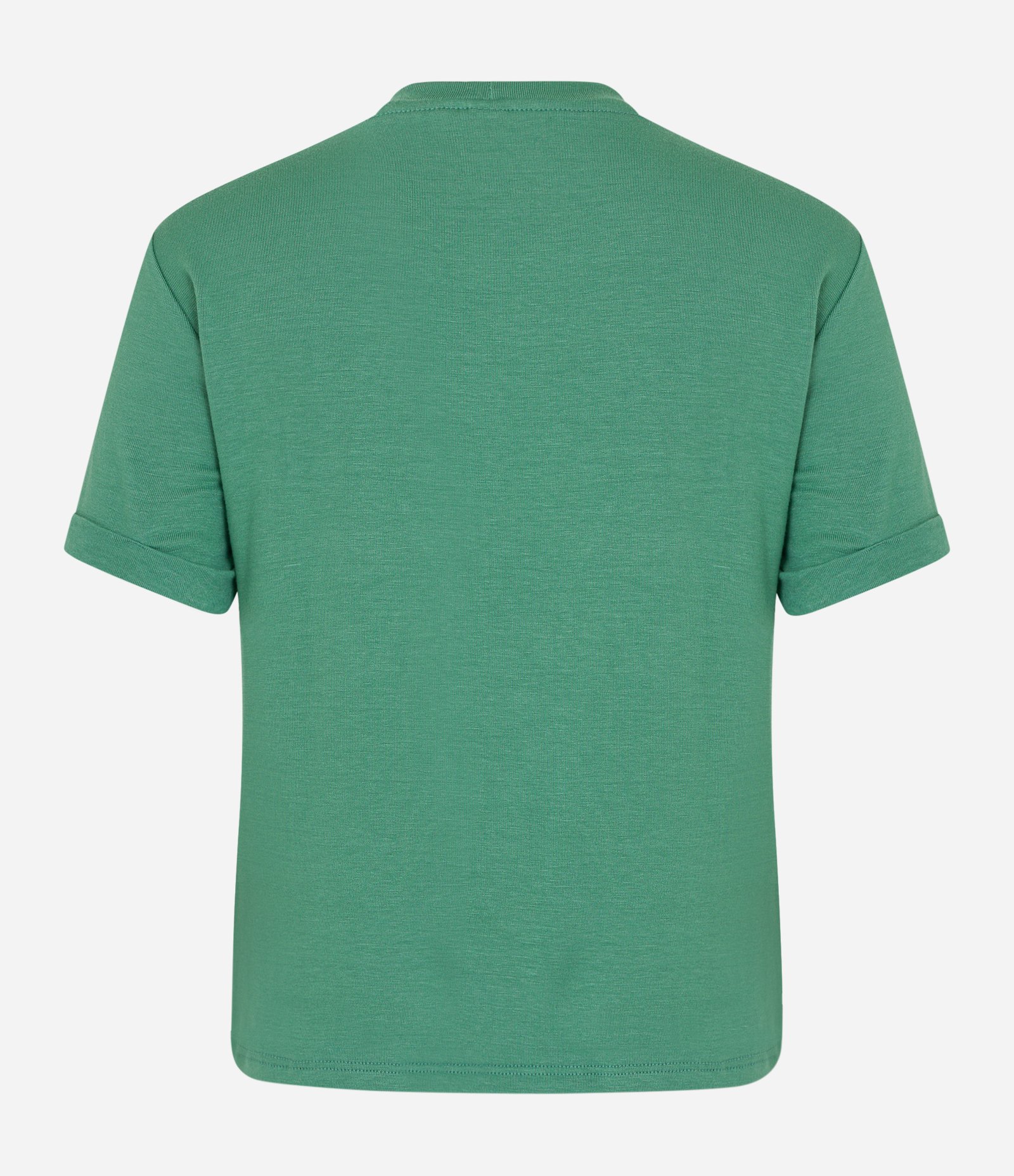 Blusa Básica em Viscose com Manga Dobrada 4