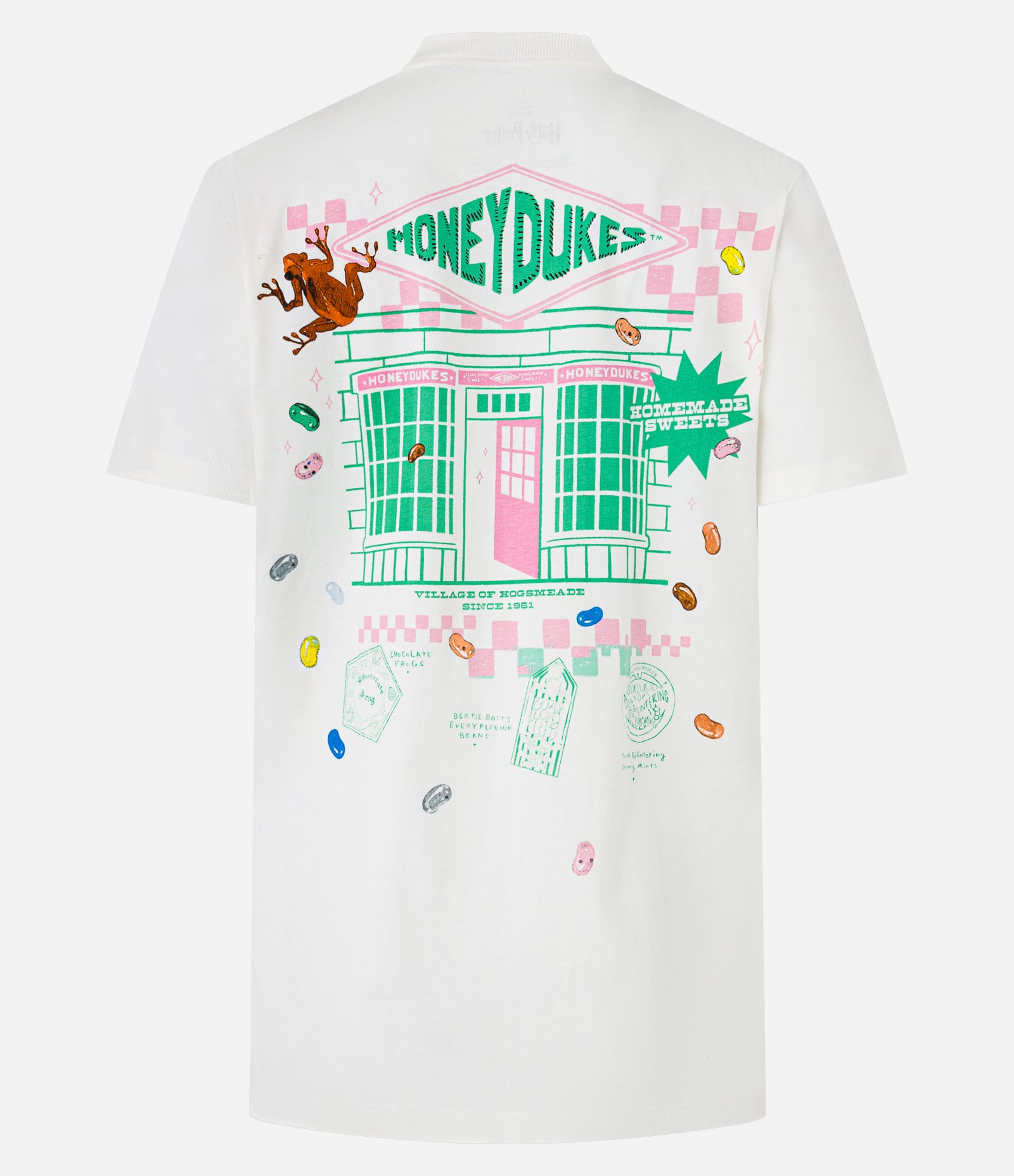 Camiseta em Algodão com Estampa Harry Potter Dukes Off White 5