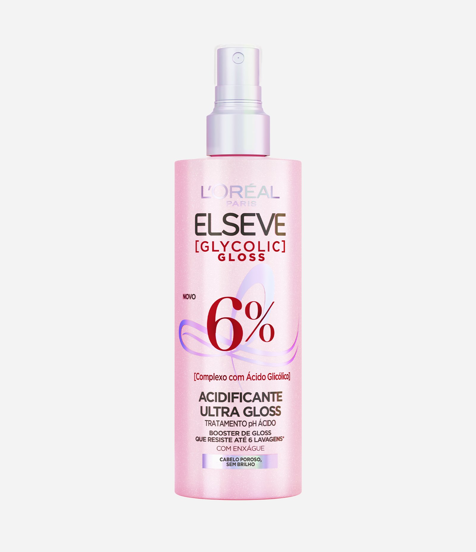 Acidificante Capilar Ultra Gloss Elseve Glycolic Gloss L'óreal Paris 200ml 1