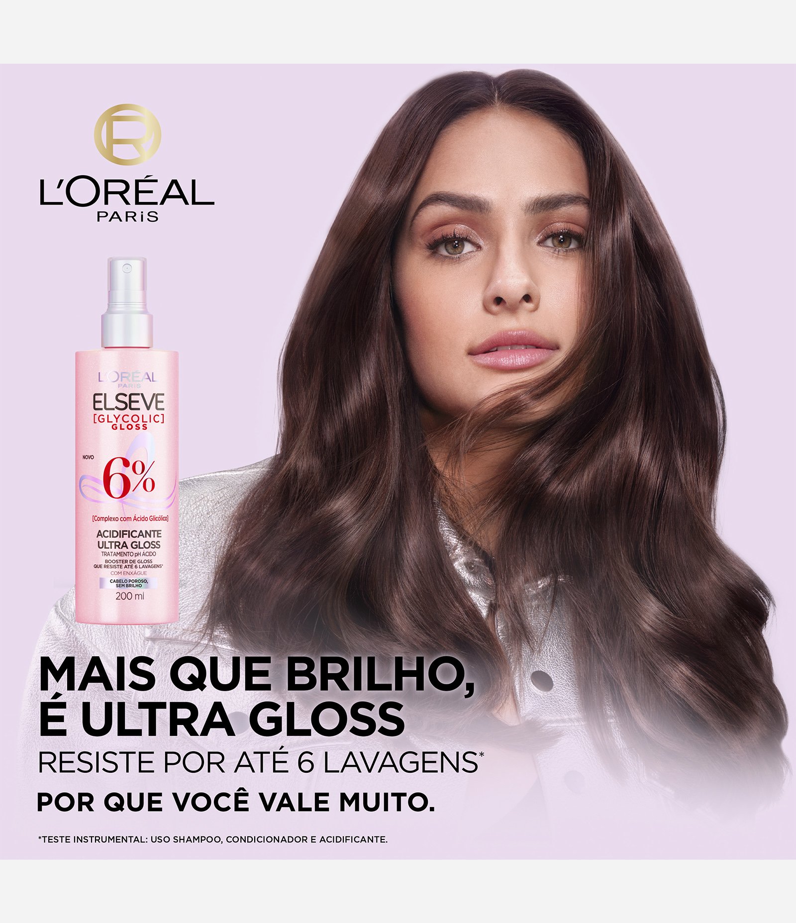 Acidificante Capilar Ultra Gloss Elseve Glycolic Gloss L'óreal Paris 200ml 8