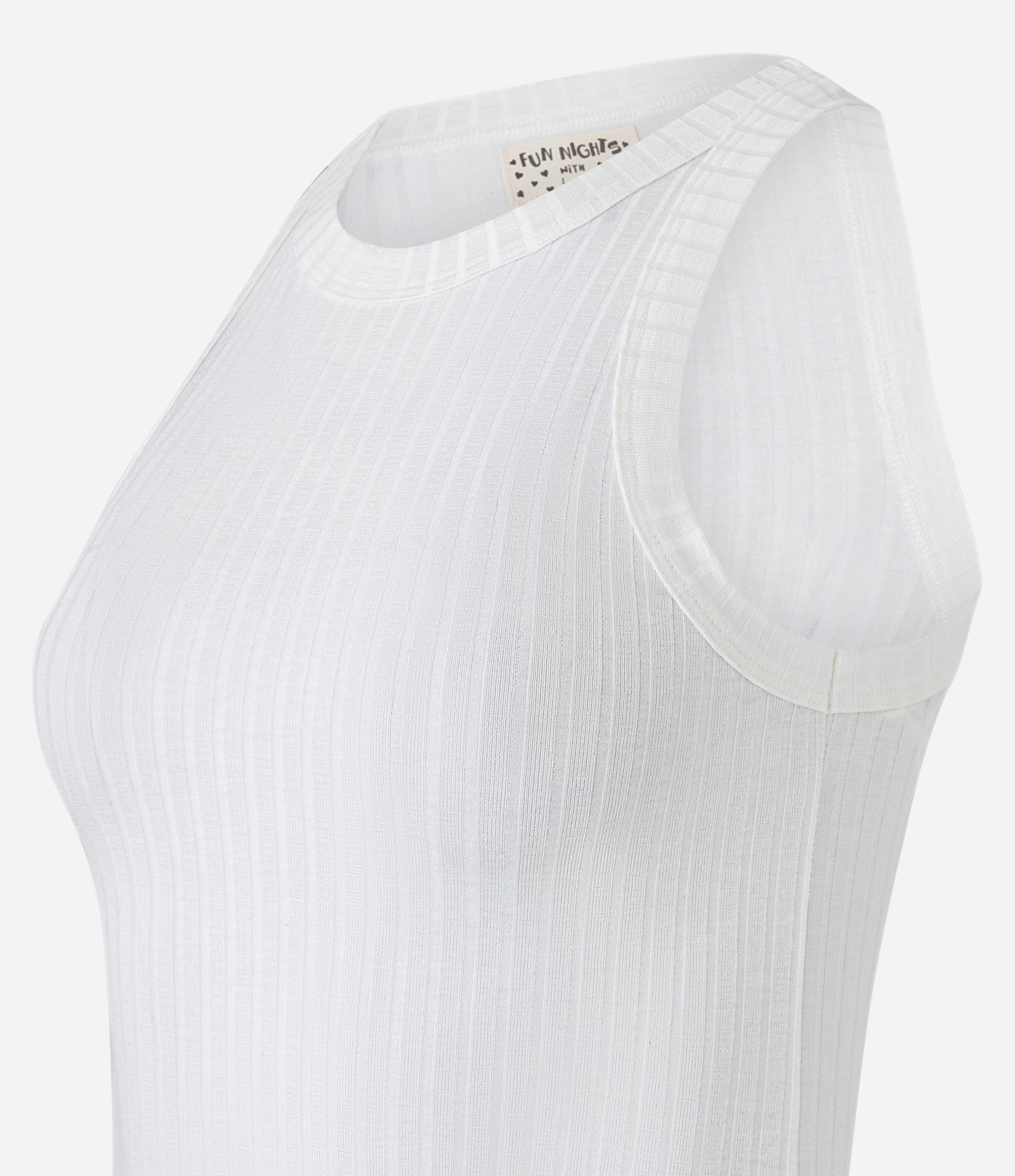 Pijama Short Doll em Viscose Estampado Corações Branco Neve 5