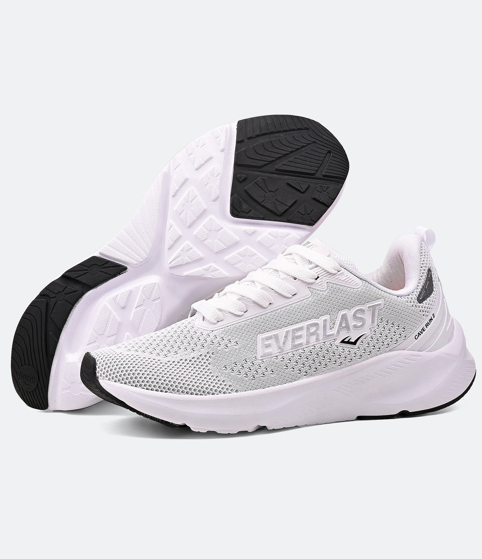 Tênis Esportivo em Pu com Textura Cave Run  Everlast Branco 5