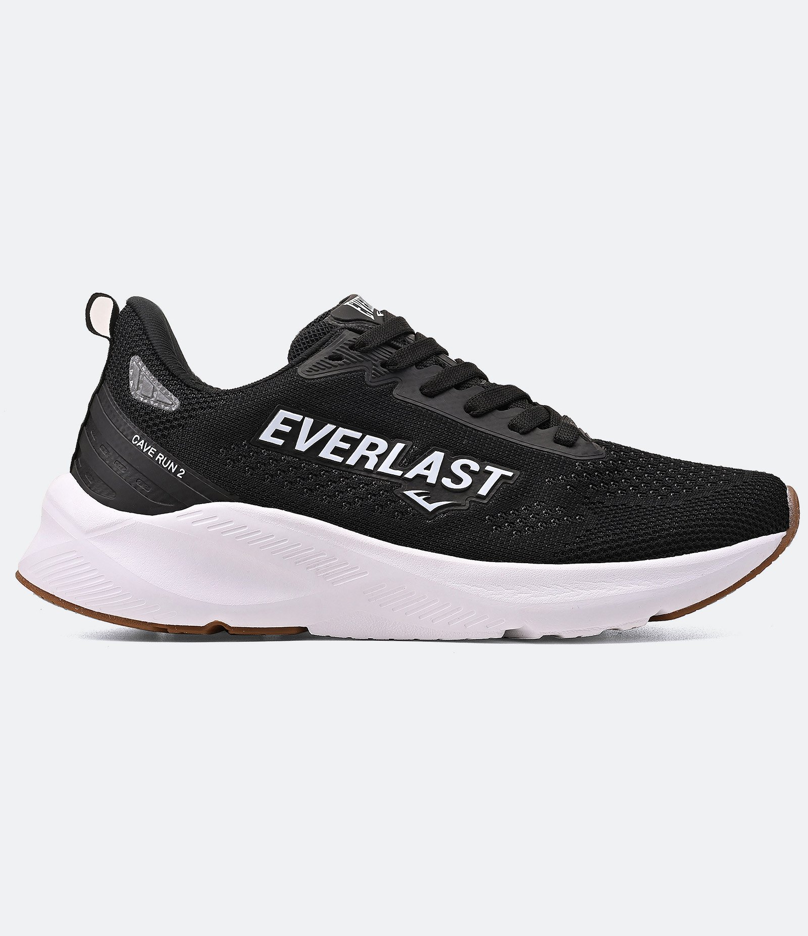 Tênis Esportivo em Pu com Textura Cave Run  Everlast Preto 1